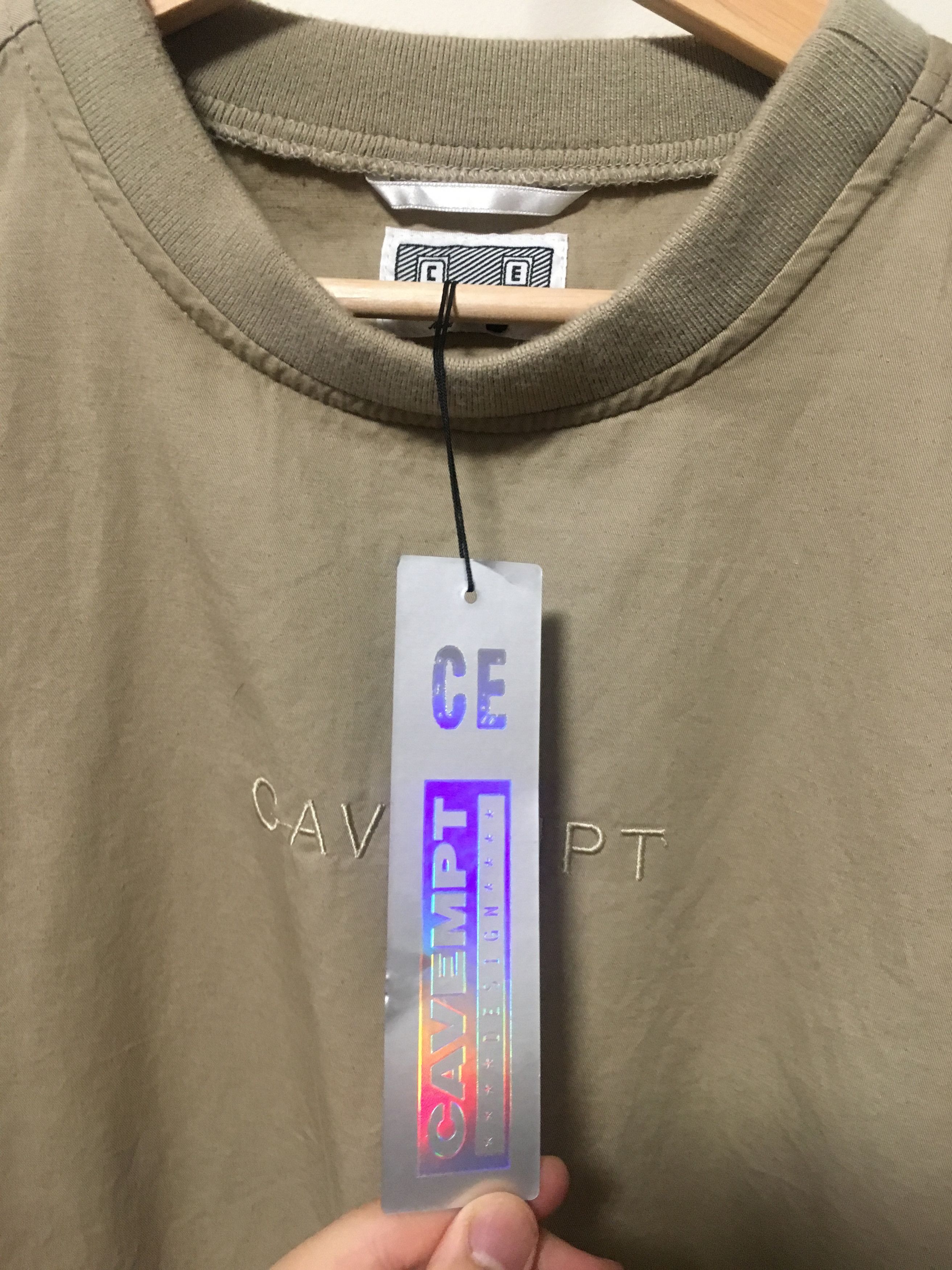Cav Empt [OFFER] C.E. Cotton/Linen Pullover in Tan Size US M / EU 48-50 / 2 - 5 Thumbnail