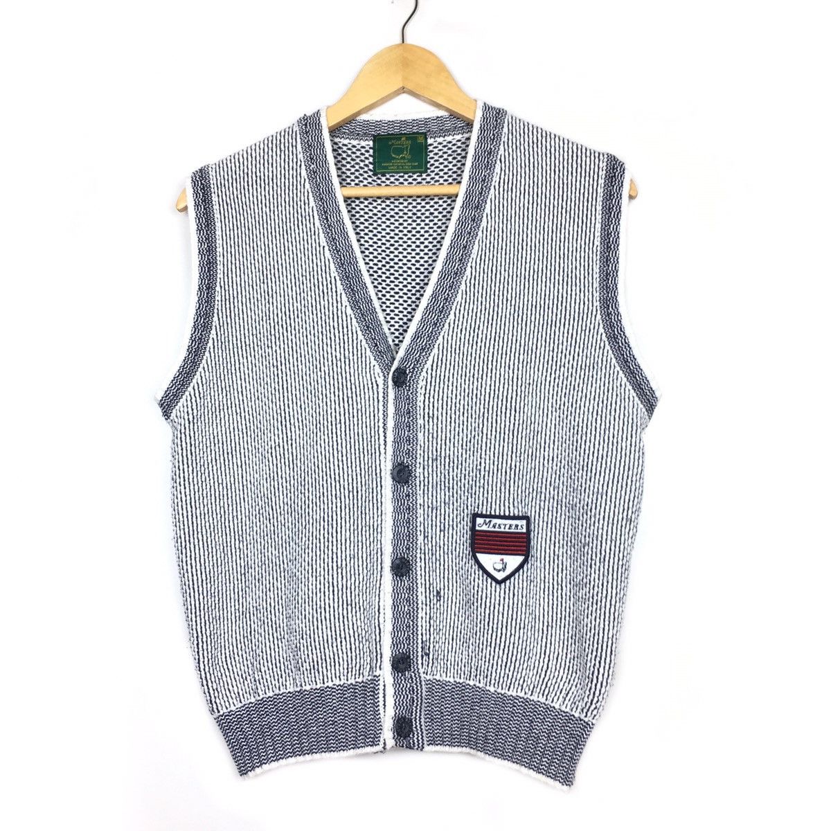 The Masters Masters Augusta Tournament Knitted Vest Sweater Cardigan Size US M / EU 48-50 / 2 - 1 Thumbnail