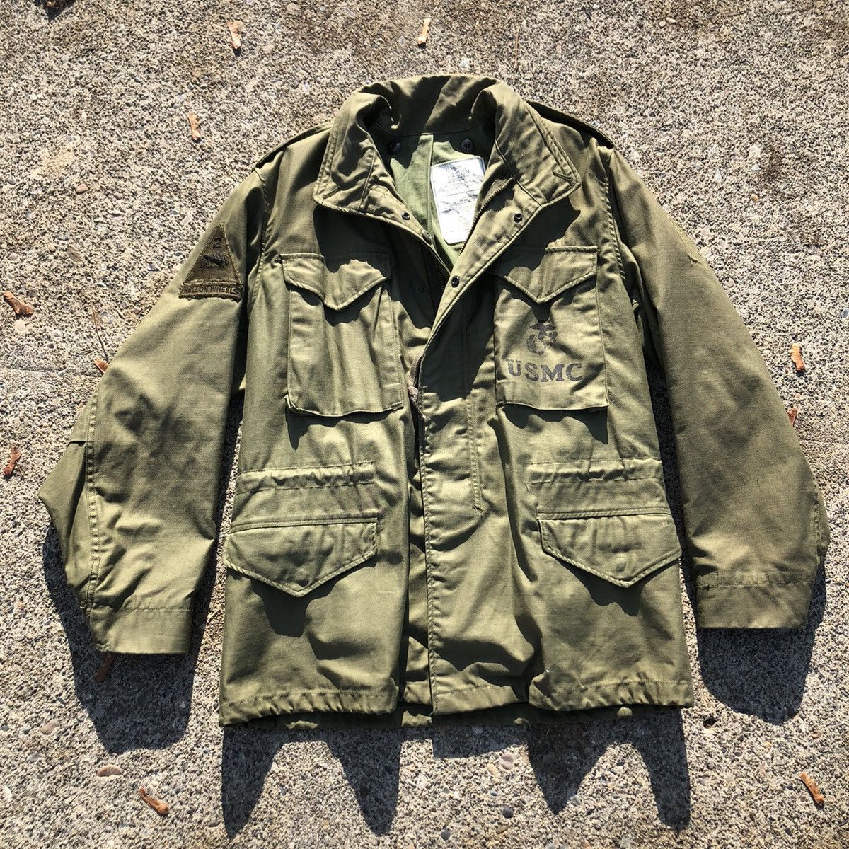 Vintage Vintage 1982 USMC M65 OG-107 Field Jacket Hell On Wheels | Grailed