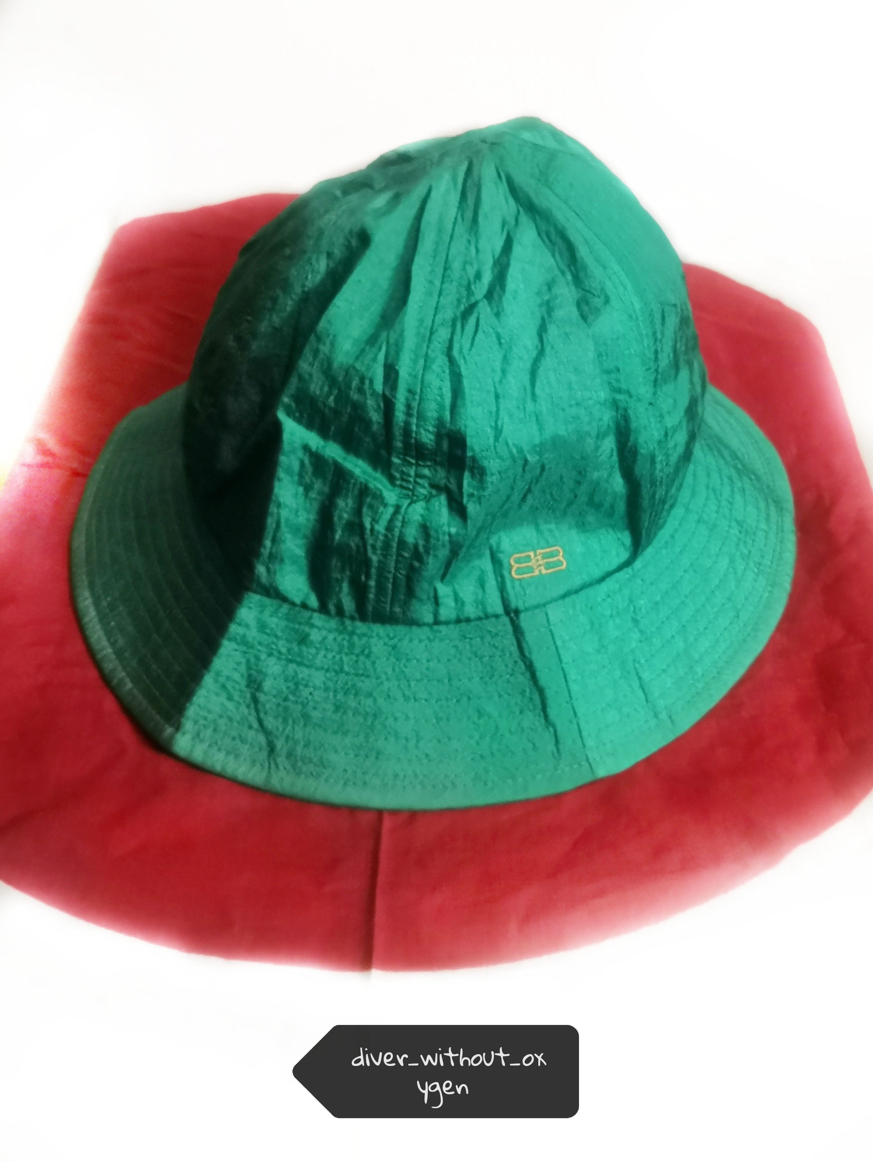 Balenciaga Balenciaga Bucket Hat Green Size ONE SIZE - 1 Thumbnail