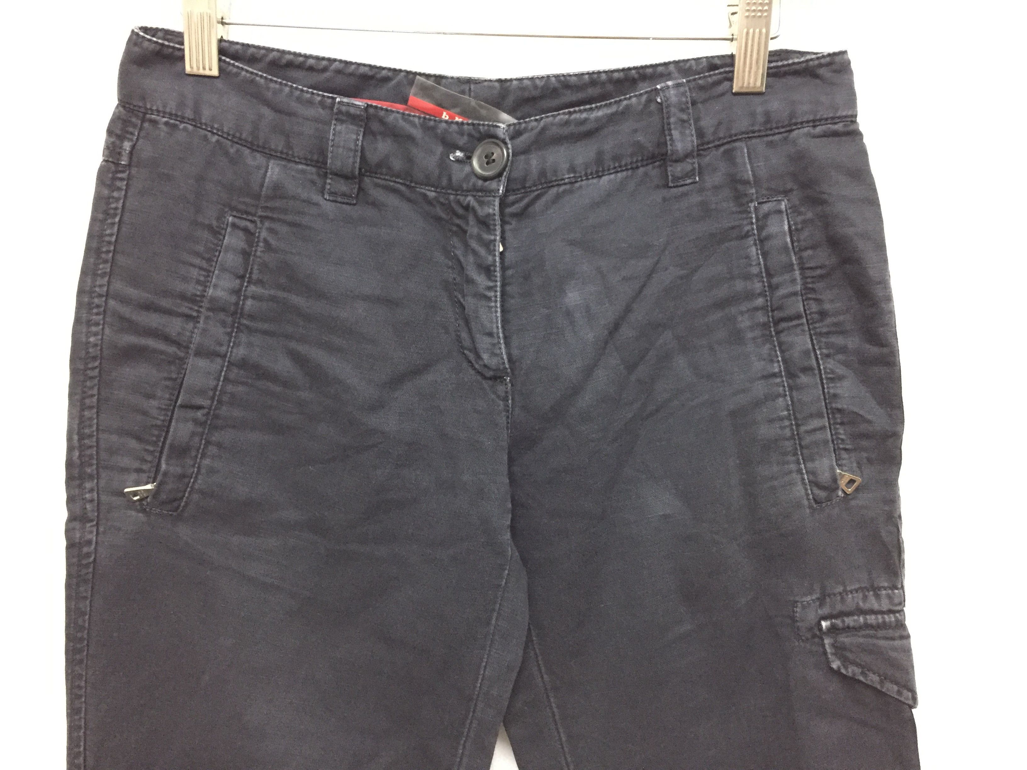 Prada Vintage Linen cotton cropped pants Size 28" / US 6 / IT 42 - 3 Thumbnail