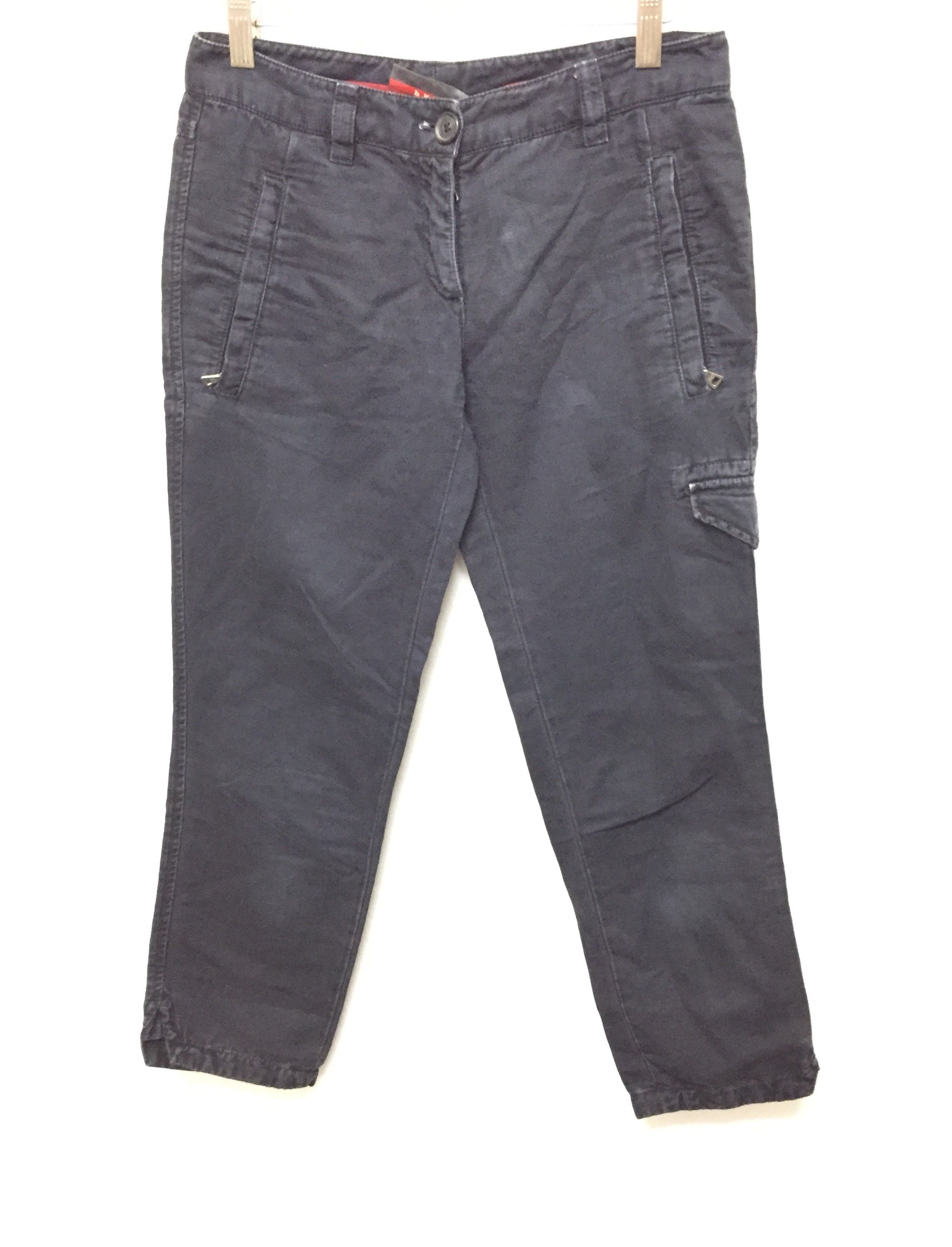 Prada Vintage Linen cotton cropped pants Size 28" / US 6 / IT 42 - 1 Thumbnail