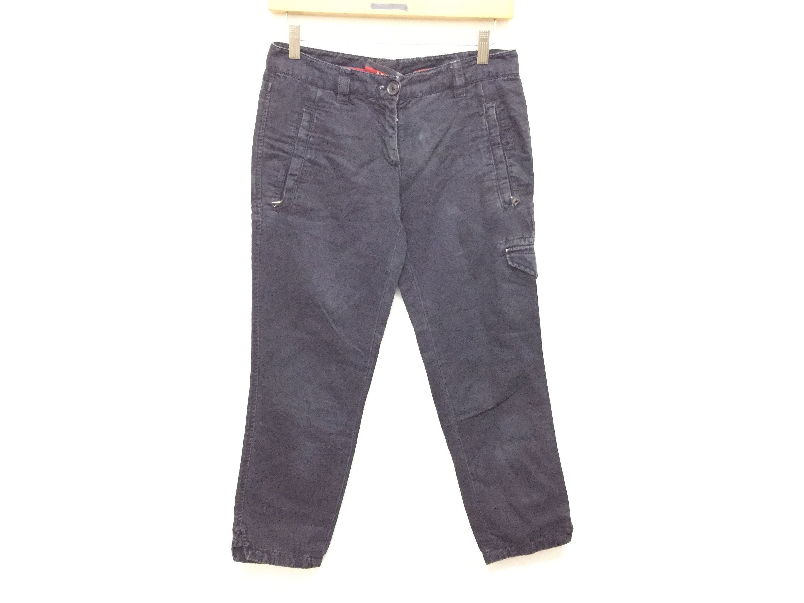 Prada Vintage Linen cotton cropped pants Size 28" / US 6 / IT 42 - 2 Thumbnail