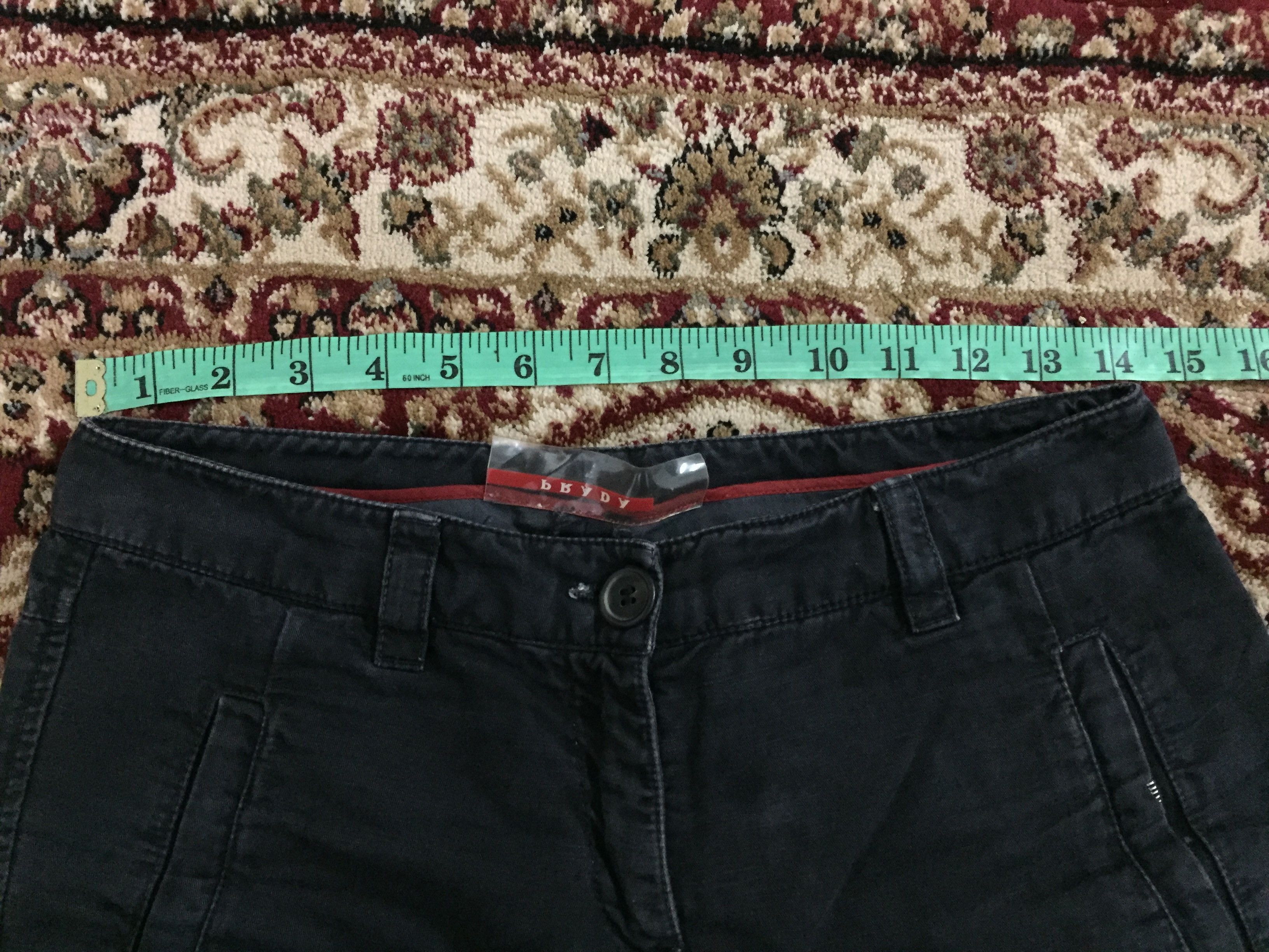 Prada Vintage Linen cotton cropped pants Size 28" / US 6 / IT 42 - 9 Thumbnail