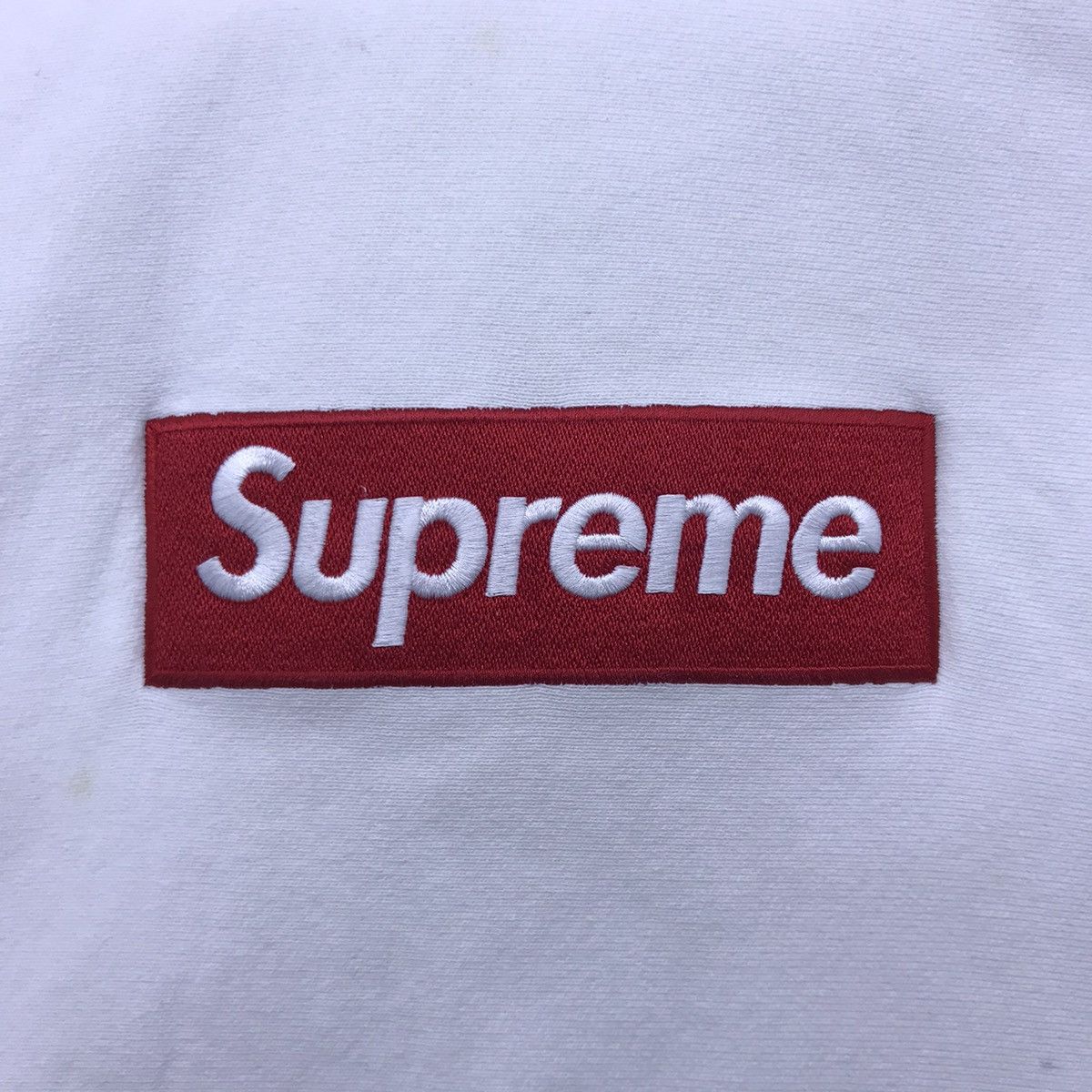 Supreme Supreme Box Logo Hoodie Red On White 16FW | Grailed
