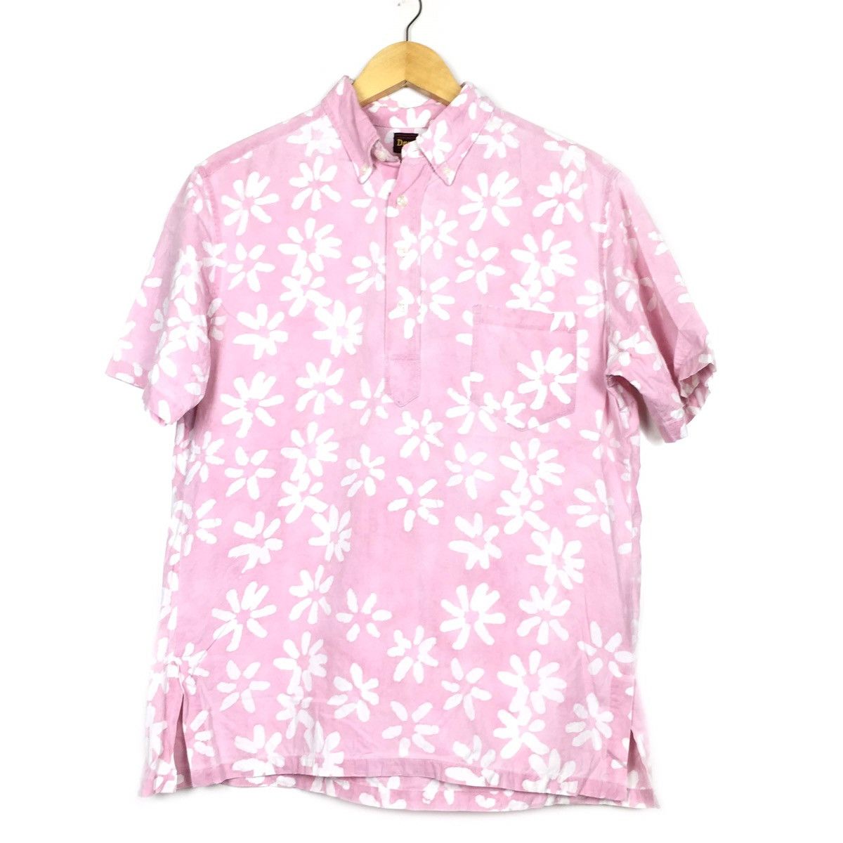 Denime × Japanese Brand DENIME Japan Orrizonti Era Half Button Floral Hawaiian Shirt Size US M / EU 48-50 / 2 - 1 Thumbnail