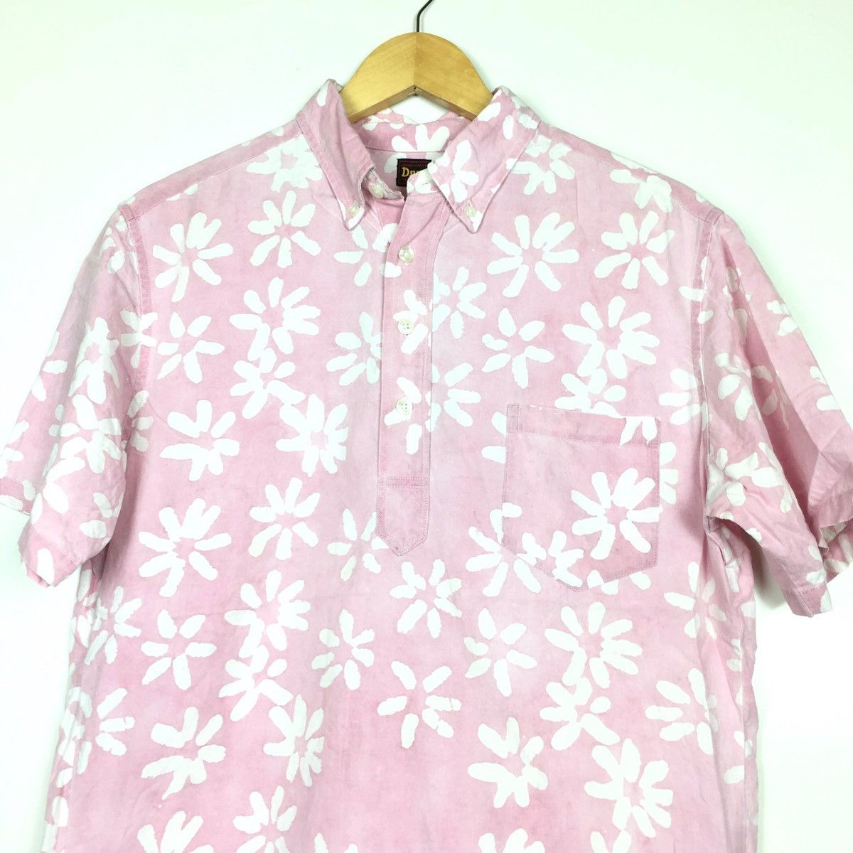 Denime × Japanese Brand DENIME Japan Orrizonti Era Half Button Floral Hawaiian Shirt Size US M / EU 48-50 / 2 - 2 Thumbnail