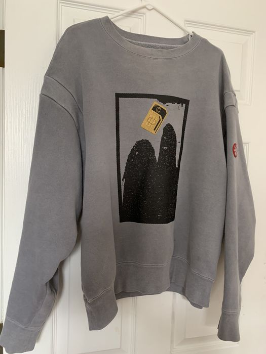 Cav Empt Gold SIM card sweatshirt Grailed