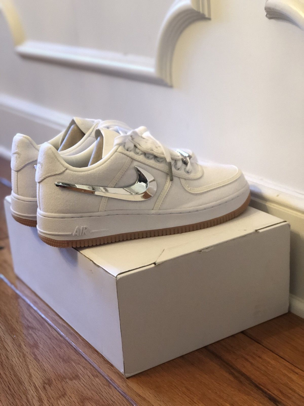 Nike × Travis Scott Air Force 1 Travis Scott 2017 Size US 8.5 / EU 41-42 - 6 Thumbnail