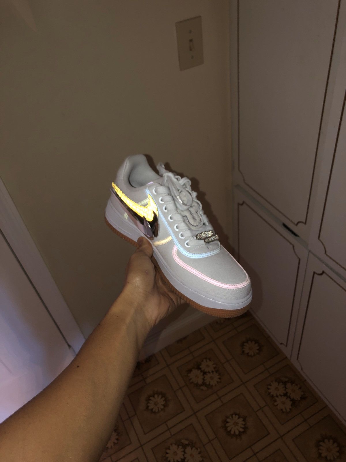 Nike × Travis Scott Air Force 1 Travis Scott 2017 Size US 8.5 / EU 41-42 - 4 Thumbnail