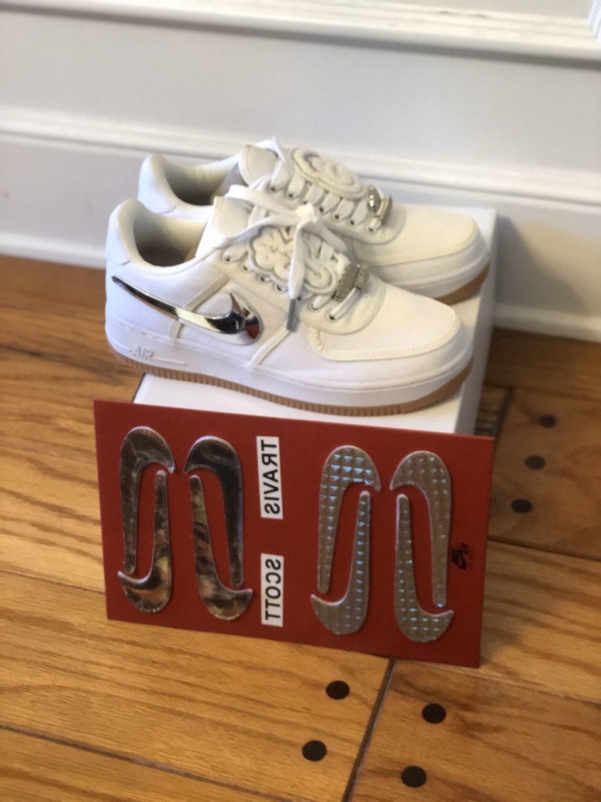 Nike × Travis Scott Air Force 1 Travis Scott 2017 Size US 8.5 / EU 41-42 - 5 Thumbnail