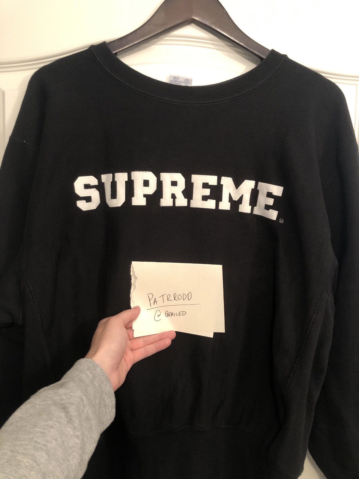 Supreme Vintage 90s Supreme X Champion Reverse Weave Sweatshirt Size US M / EU 48-50 / 2 - 1 Preview