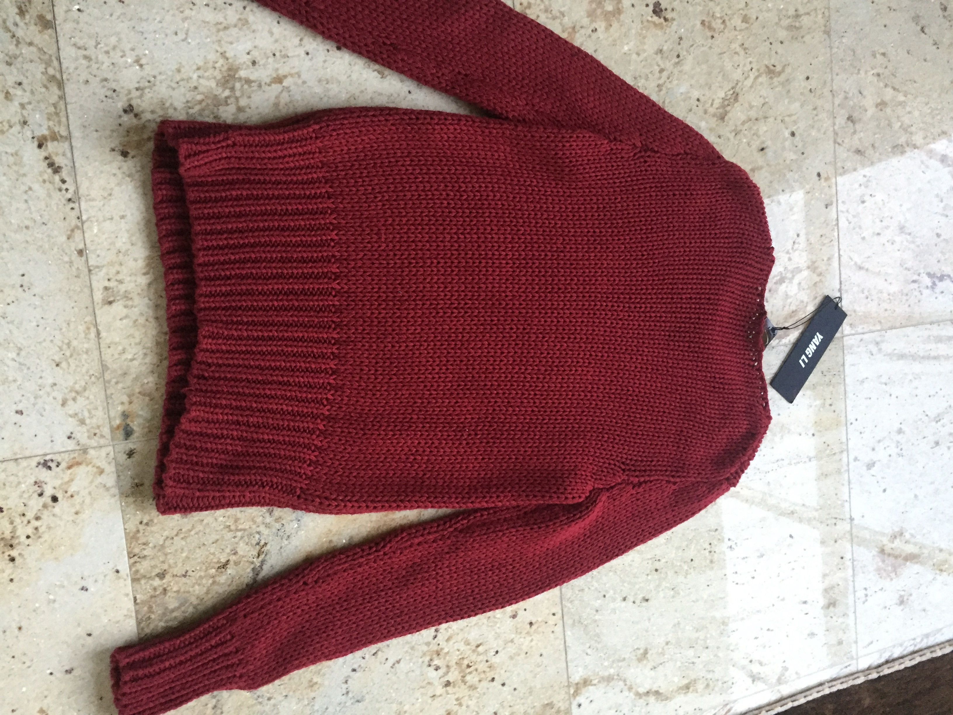 Yang Li Red Knitted Crew Neck Size US S / EU 44-46 / 1 - 10 Thumbnail