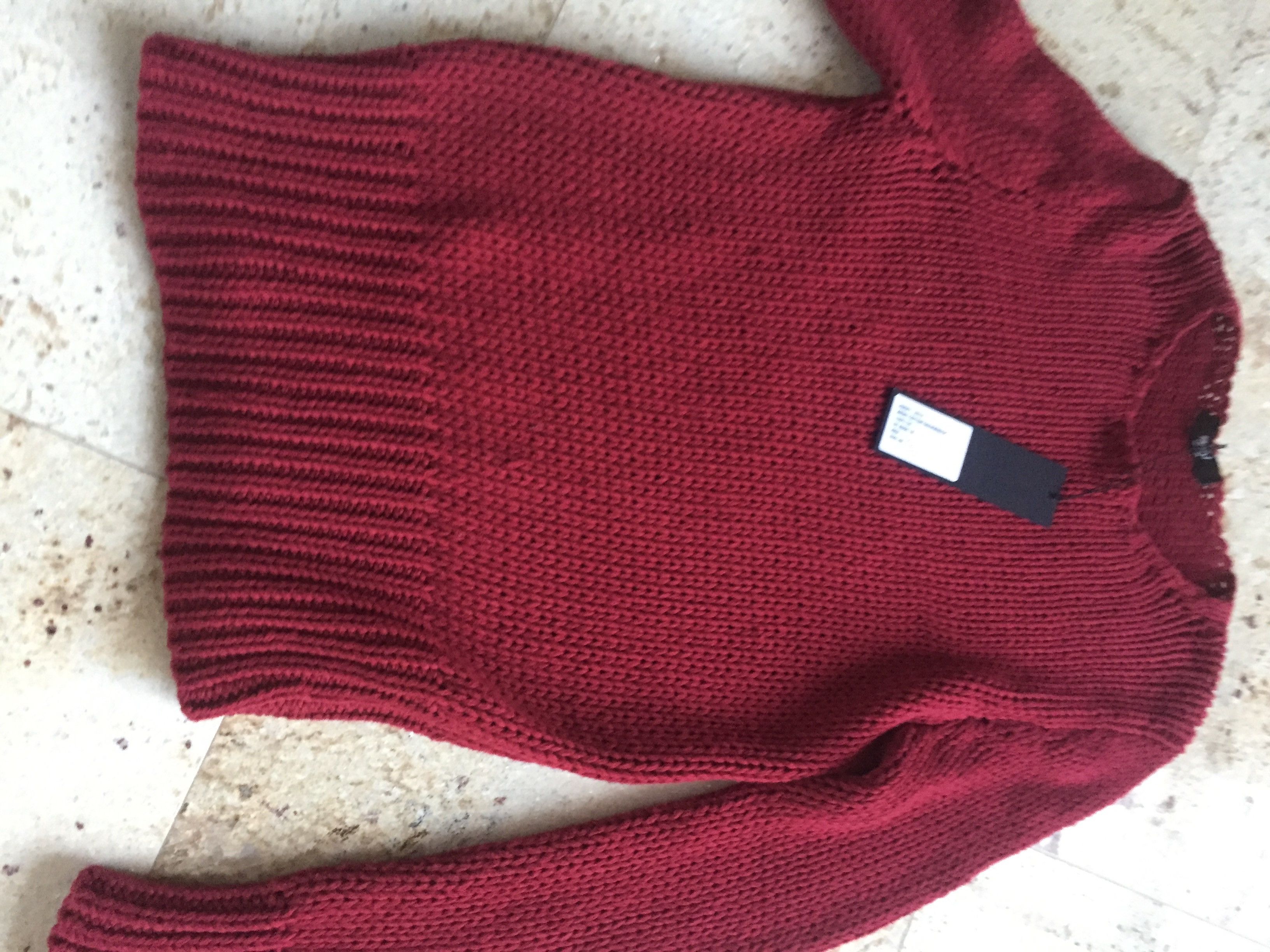 Yang Li Red Knitted Crew Neck Size US S / EU 44-46 / 1 - 2 Thumbnail