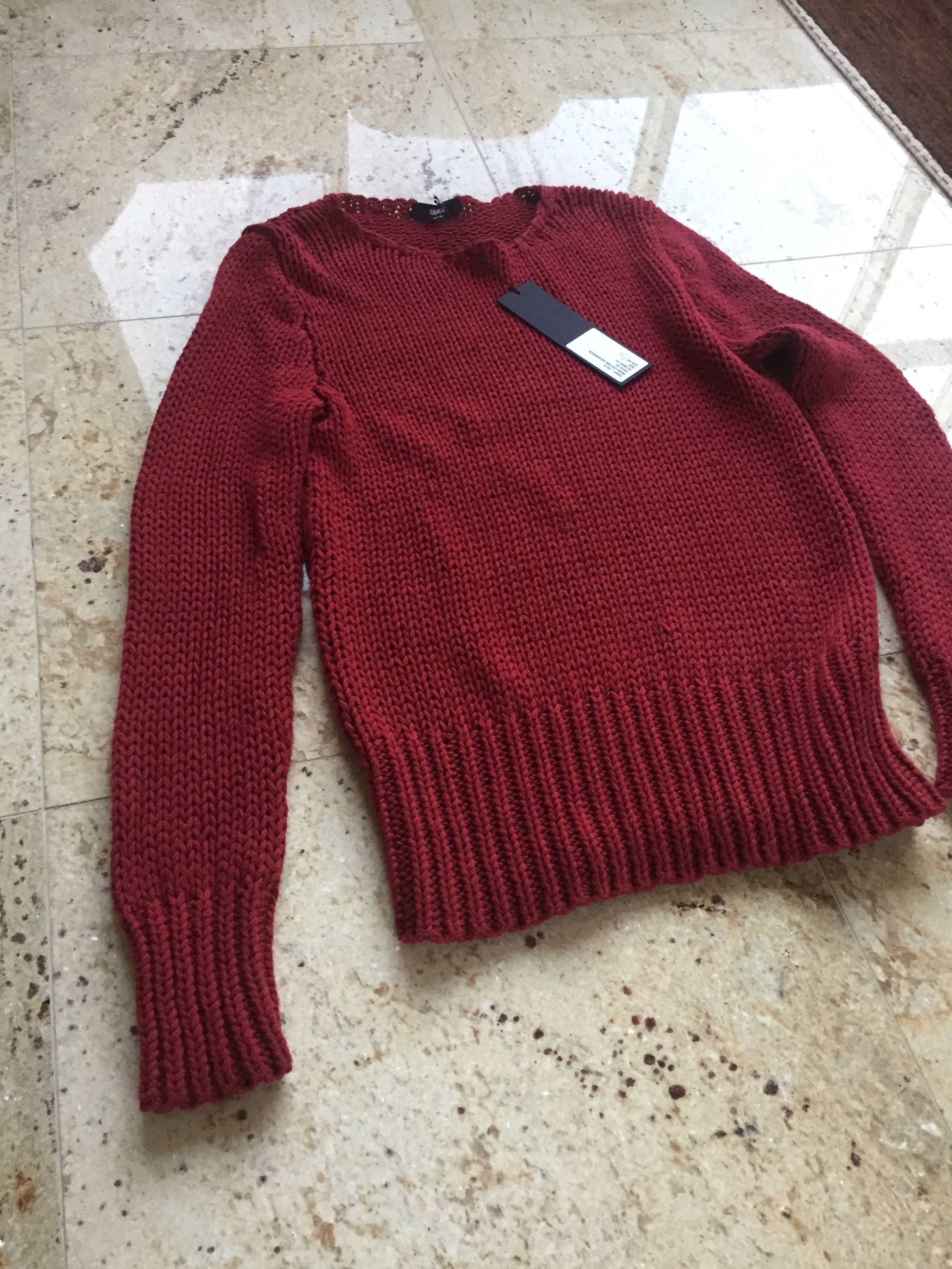 Yang Li Red Knitted Crew Neck Size US S / EU 44-46 / 1 - 8 Thumbnail