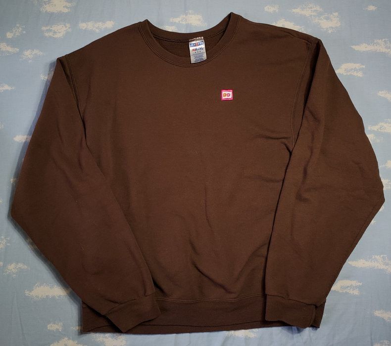 Dunkin donuts brown outlet sweatshirt