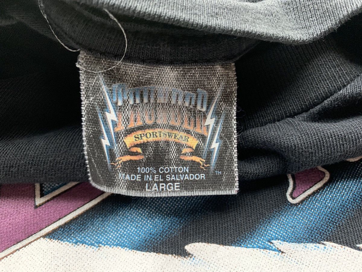 Vintage Vintage 90s American Thunder Feel The Wind Tshirt Kanye West Size US L / EU 52-54 / 3 - 4 Thumbnail
