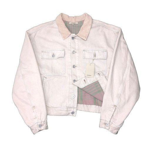 Yeezy Season Yeezy season 6 Flannel Lined Denim Jacket Grailed