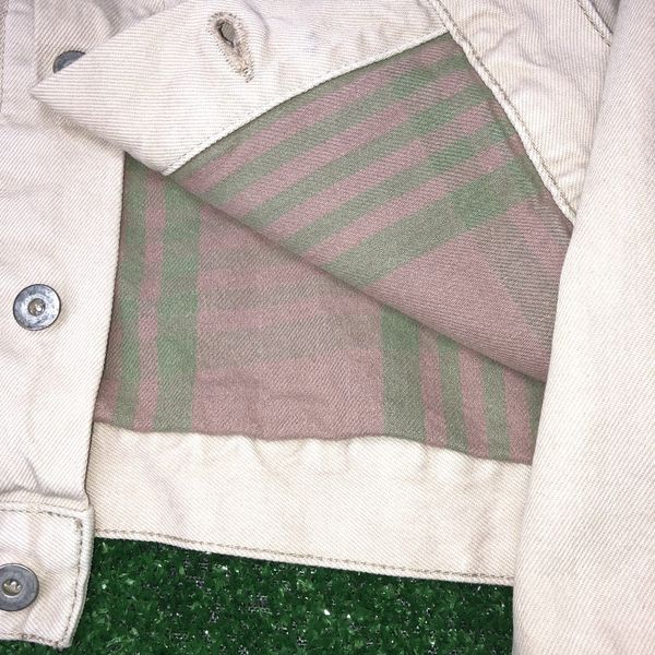 Yeezy Season Yeezy season 6 Flannel Lined Denim Jacket Grailed