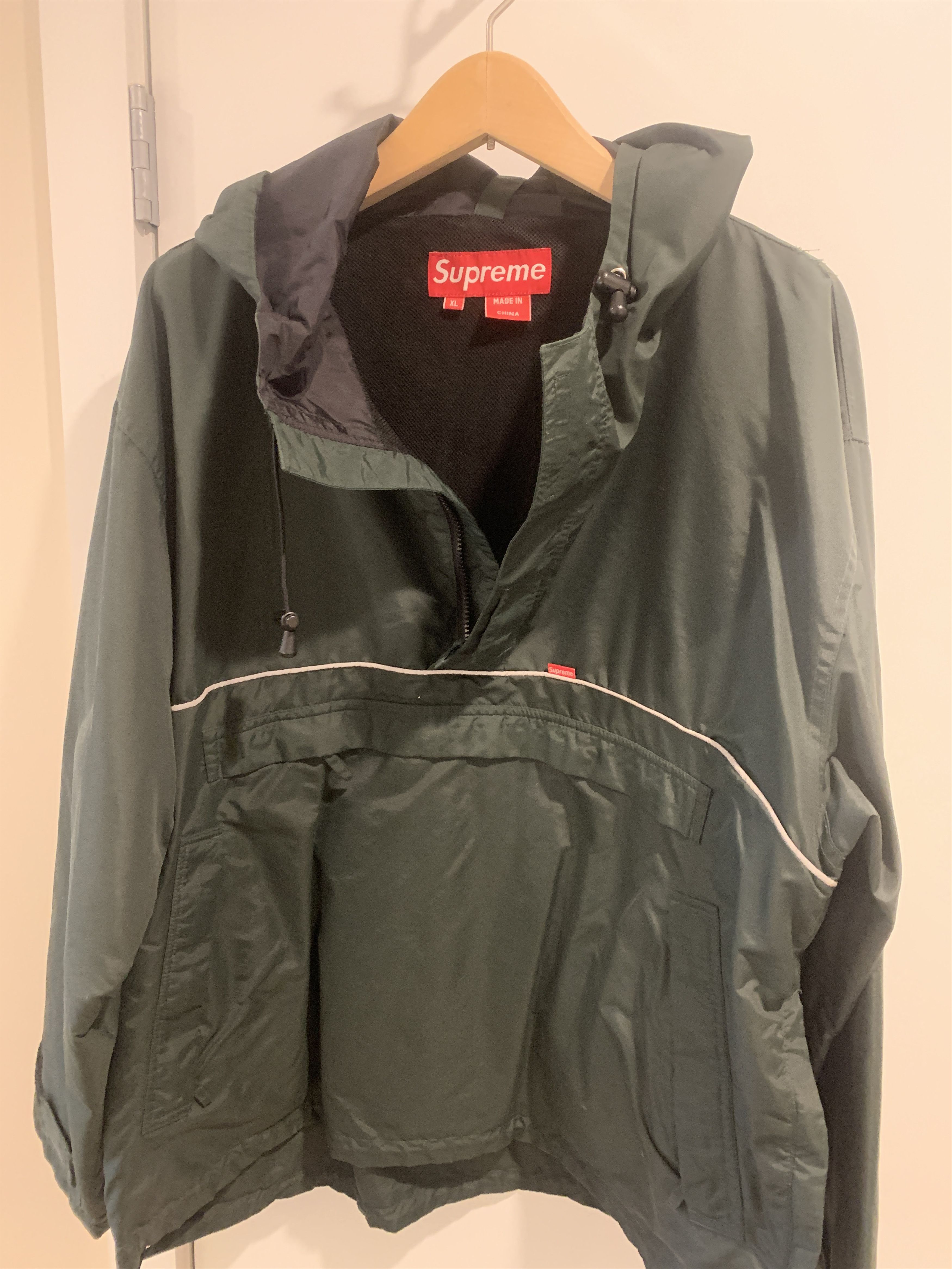 Supreme nylon anorak clearance