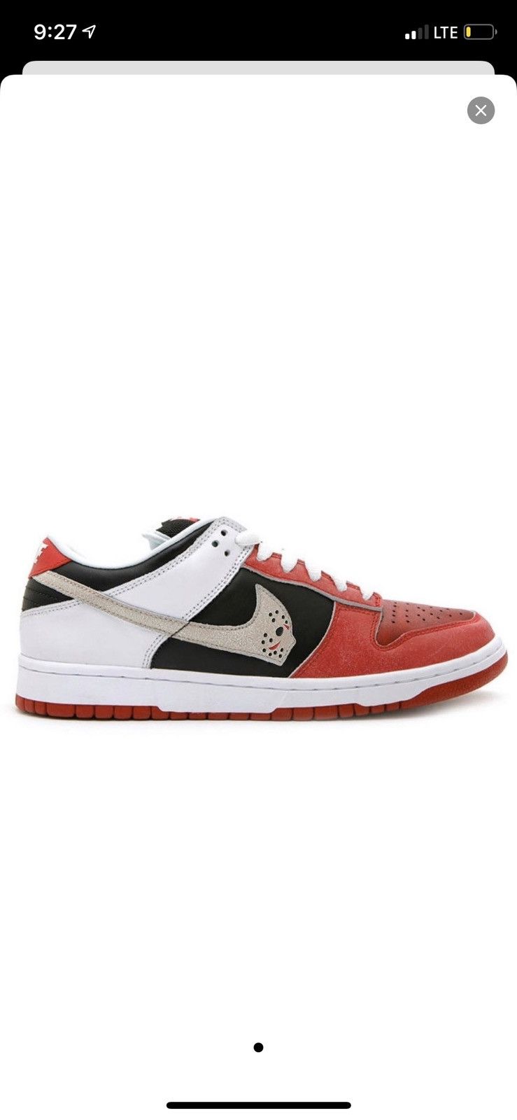 jason voorhees nike sb low