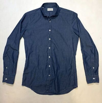 Ian Velardi Cutaway collar Chambray Shirt Size US S / EU 44-46 / 1 - 1 Preview