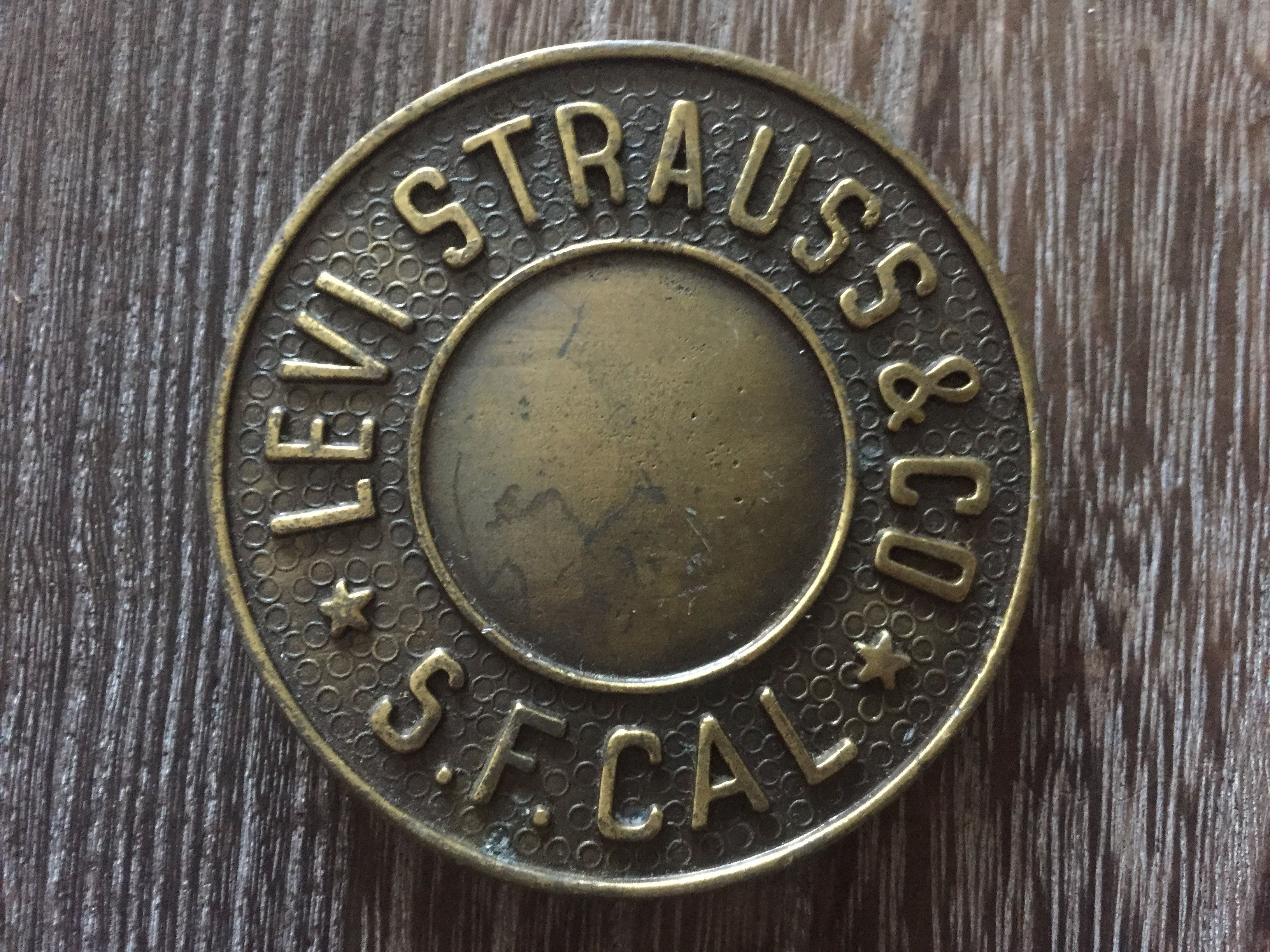 Levi's Vintage Clothing 1980'S SOLID BRASS LEVIS STRAUSS