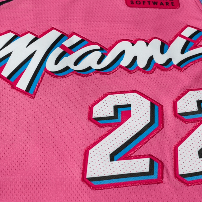 Nike, Shirts, Nike Miami Heat Vice City Jimmy Butler Jersey