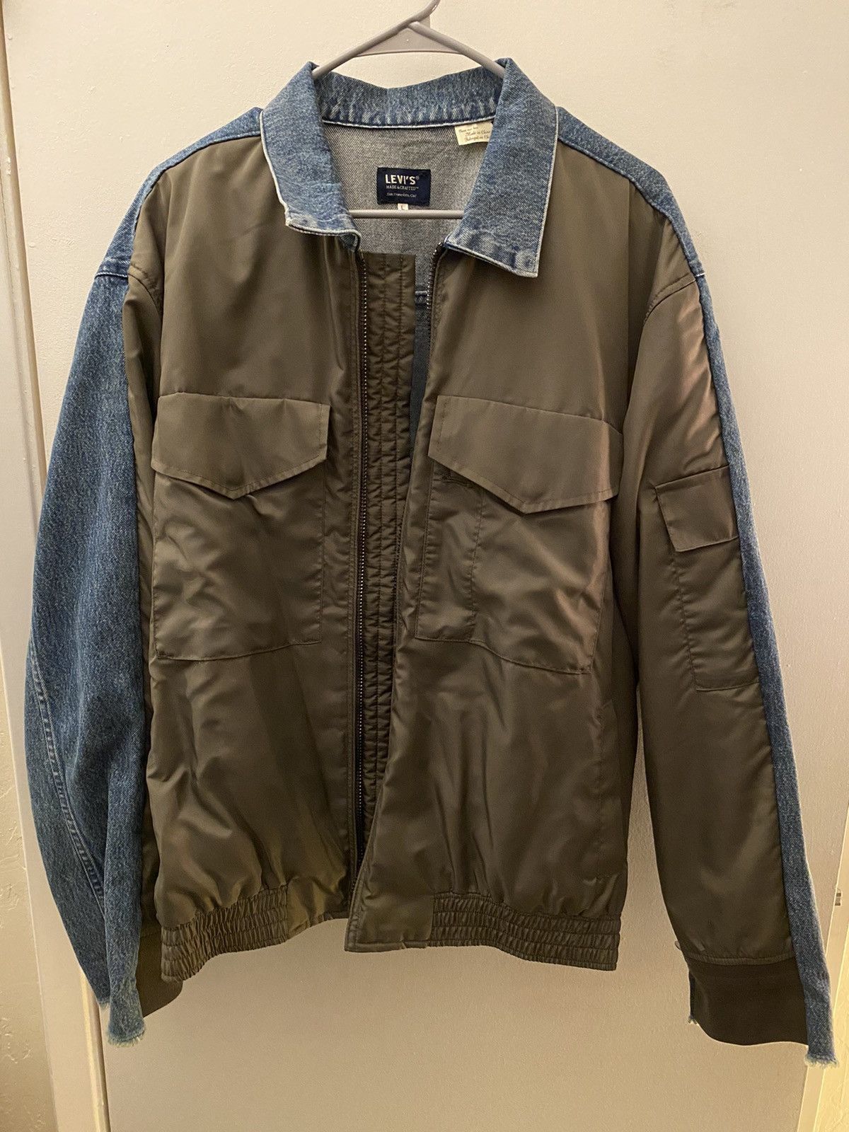 ジャケット・アウター Levi's Made&Crafted SPLICED TRKR BOMBER Levi´s Made&Crafted SPLICED TRKR BOMBER