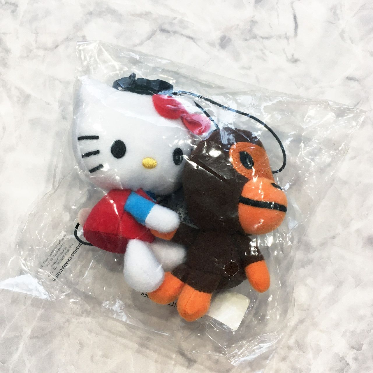 BAPE KITTY PLUSH DOLL サンリオ セット BAPE x Sanrio Characters Hello Kitty Baby Milo Plush Doll Keychain