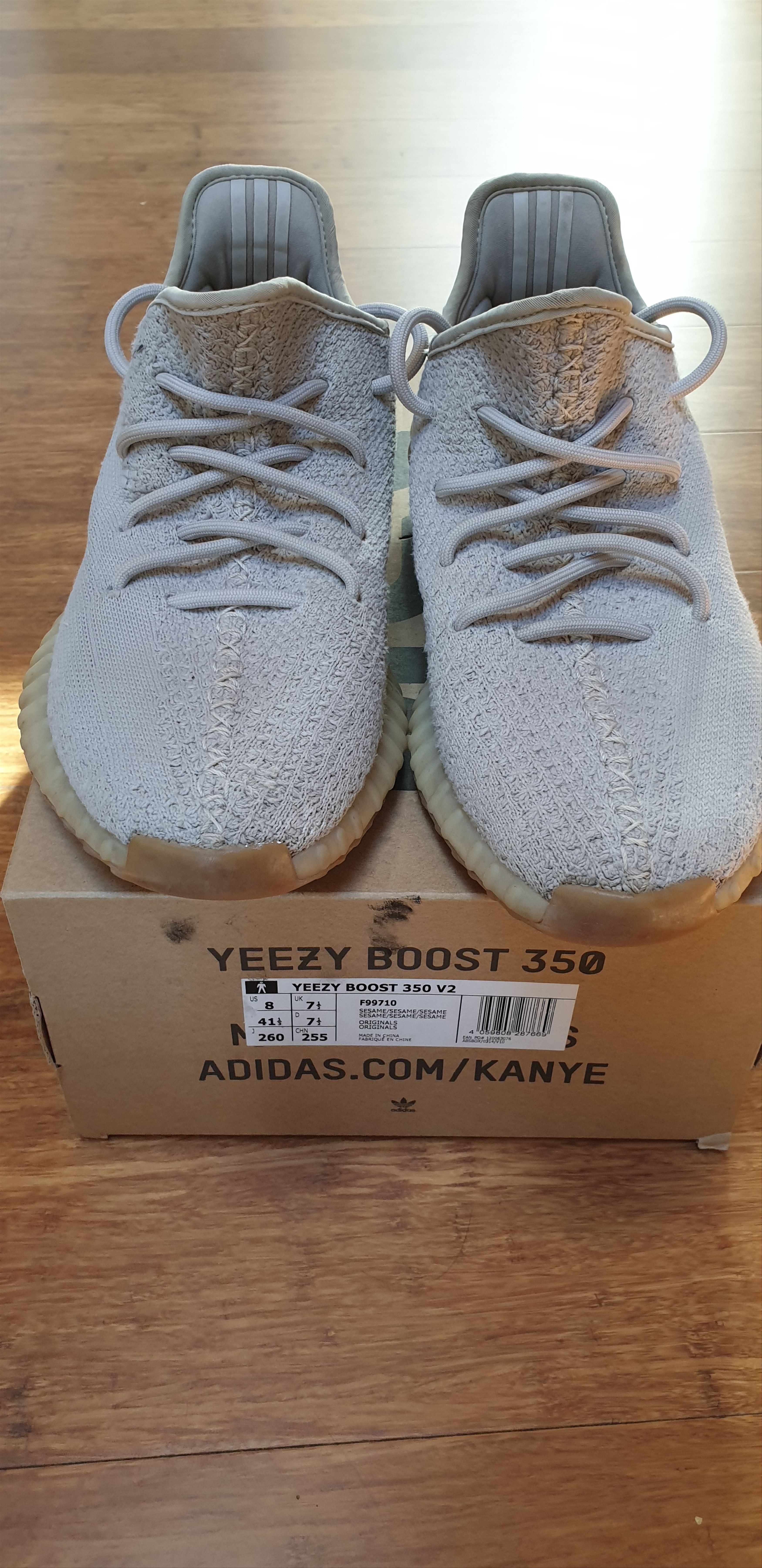 yeezy sesame size 6