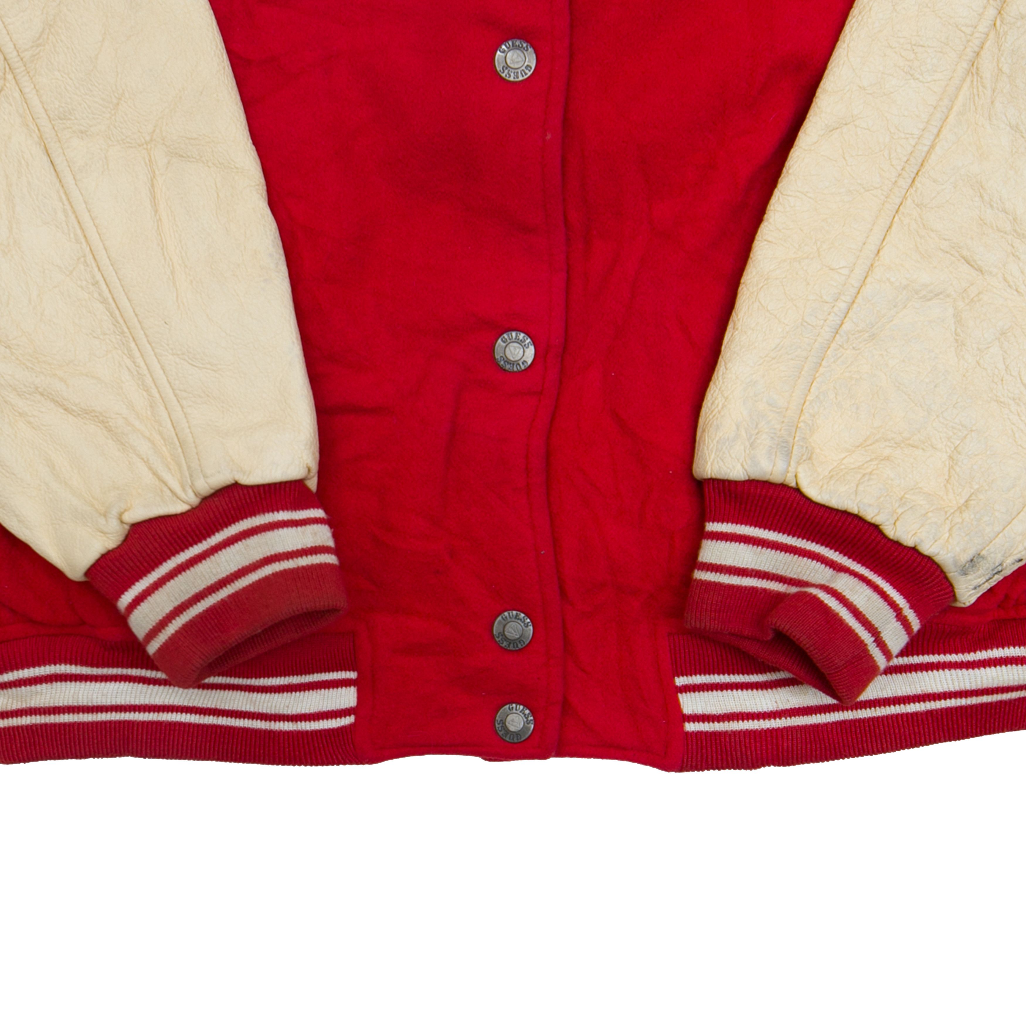 Guess Vintage GUESS Varsity Jacket Size US L / EU 52-54 / 3 - 3 Thumbnail