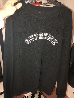 Supreme Supreme Polartec Deep Pile Crewneck Sweatshirt | Grailed