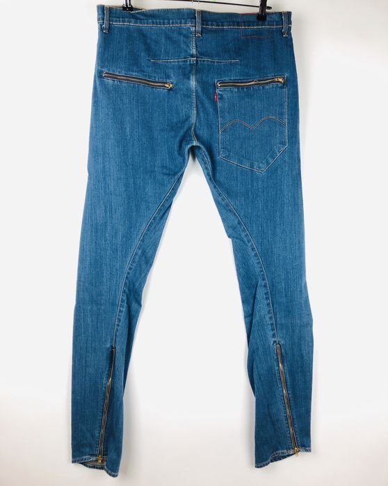 Levi's LEVI'S RED 2001ss PASSIVE AGGRESSIVE zipper skini jeans