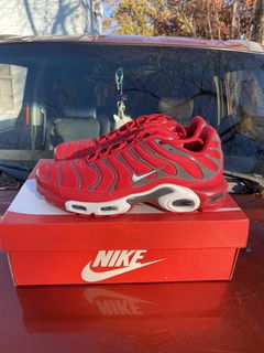 Air max plus hot sale university red pure platinum