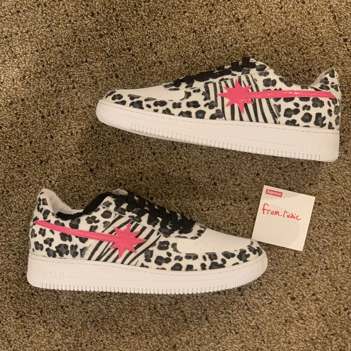 Starwalk Starwalk x Barneys Episode 1 white leopard air force 1 | Grailed