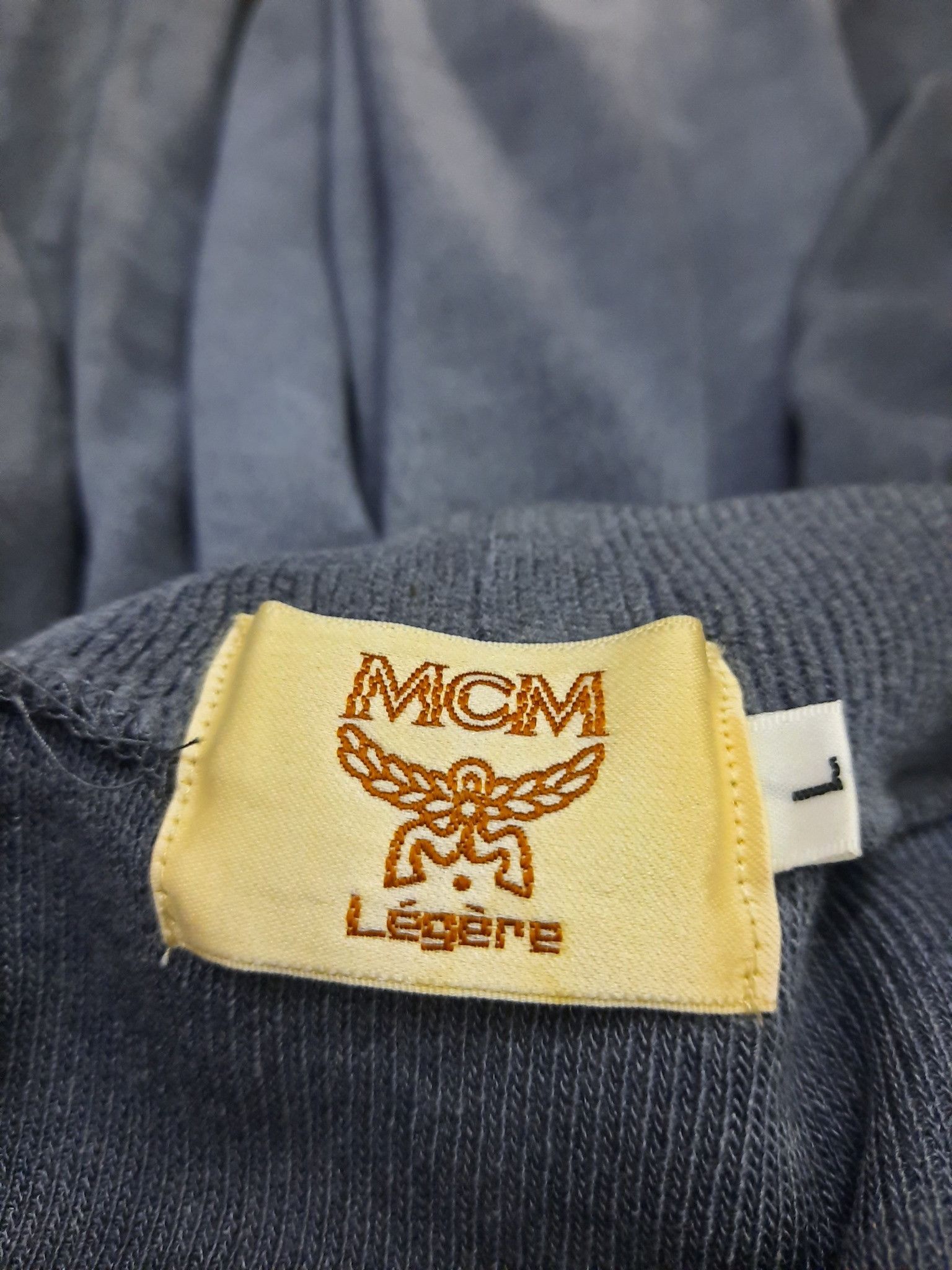 Designer × MCM Vintage MCM Small Logo Long Sleeve Fleece Size Large Size US L / EU 52-54 / 3 - 2 Thumbnail