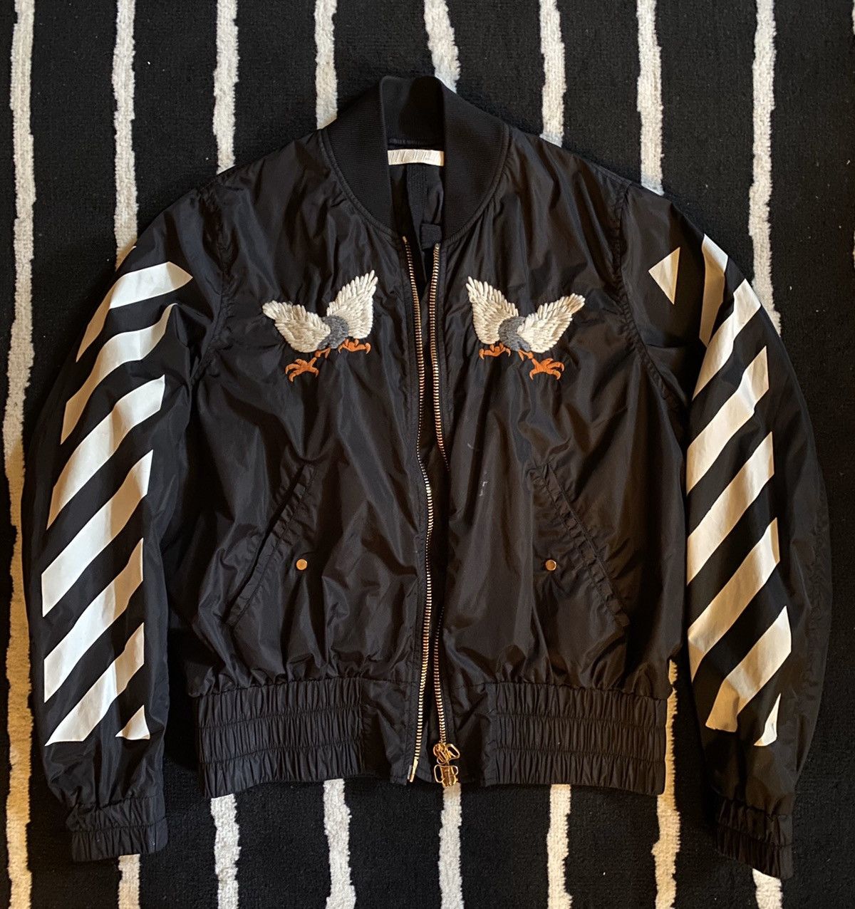 Off white eagle jacket best sale