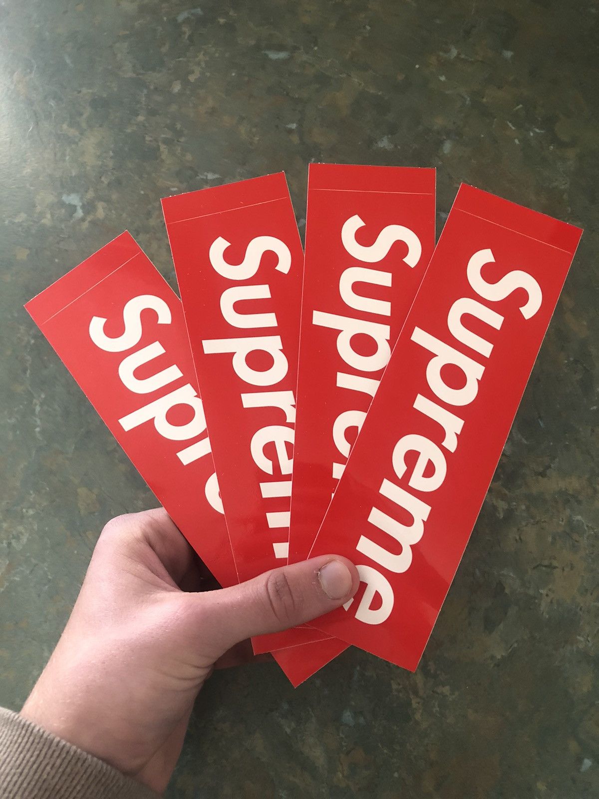 Supreme Supreme Red Box Logo Sticker Size ONE SIZE - 2 Preview
