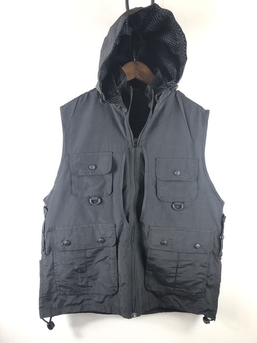 Vintage Multipocket Tracey Vest military Vest hood Size: L | Grailed