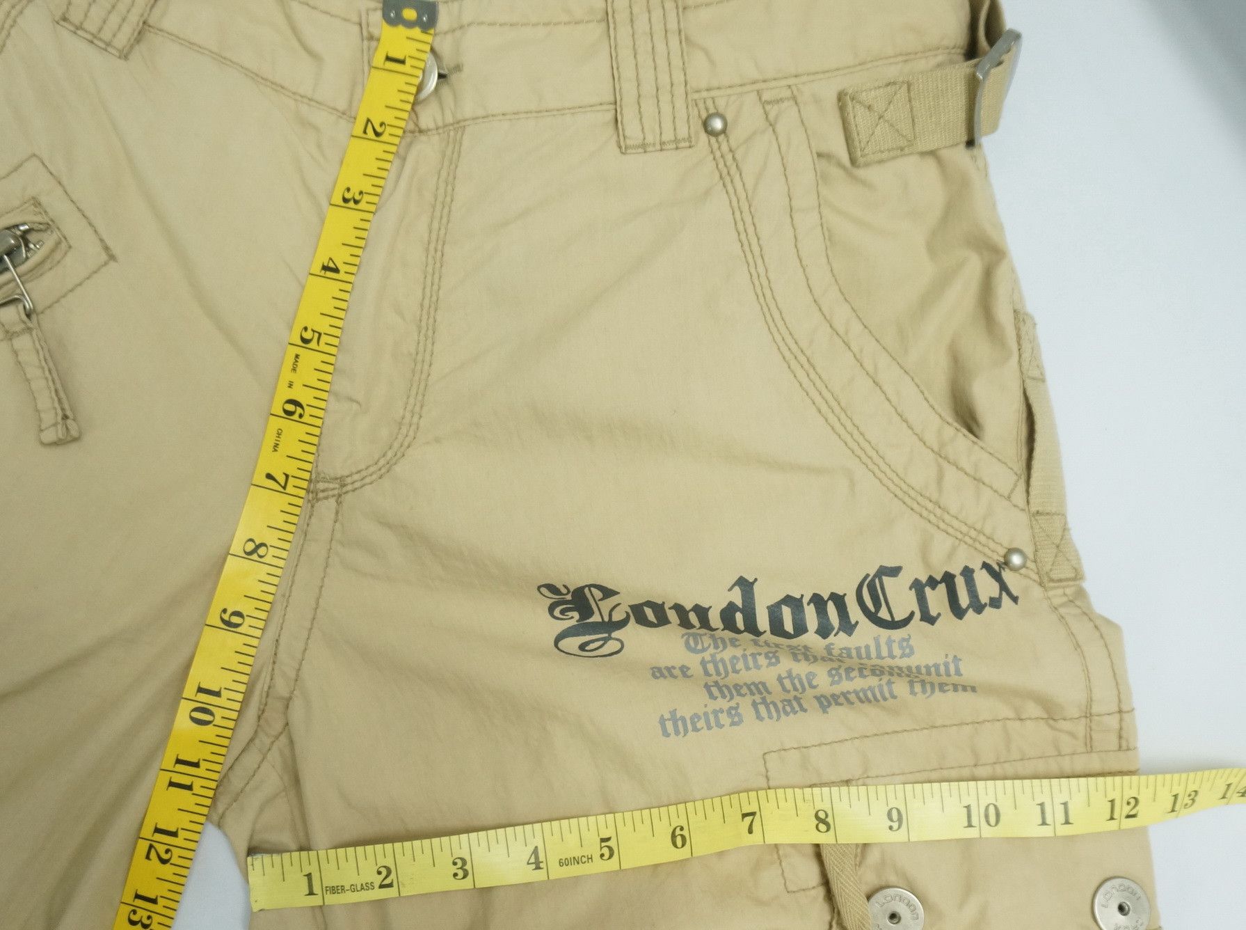 Japanese Brand CRUX Tactical Parachute Cargo Military Pants Size US 33 - 16 Thumbnail