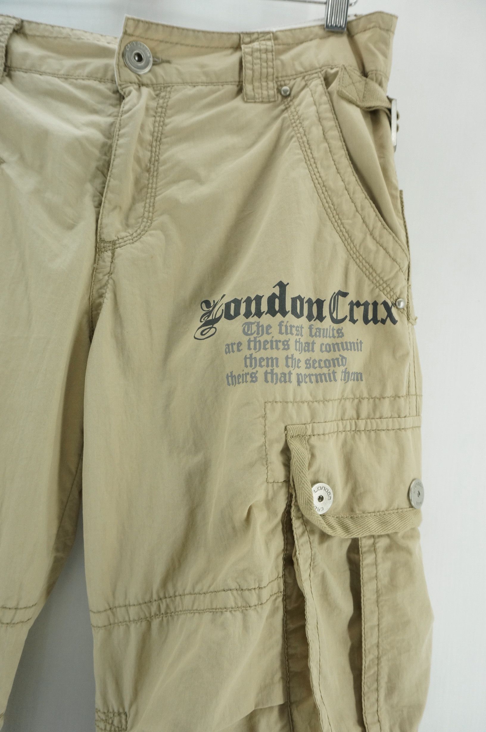 Japanese Brand CRUX Tactical Parachute Cargo Military Pants Size US 33 - 8 Thumbnail
