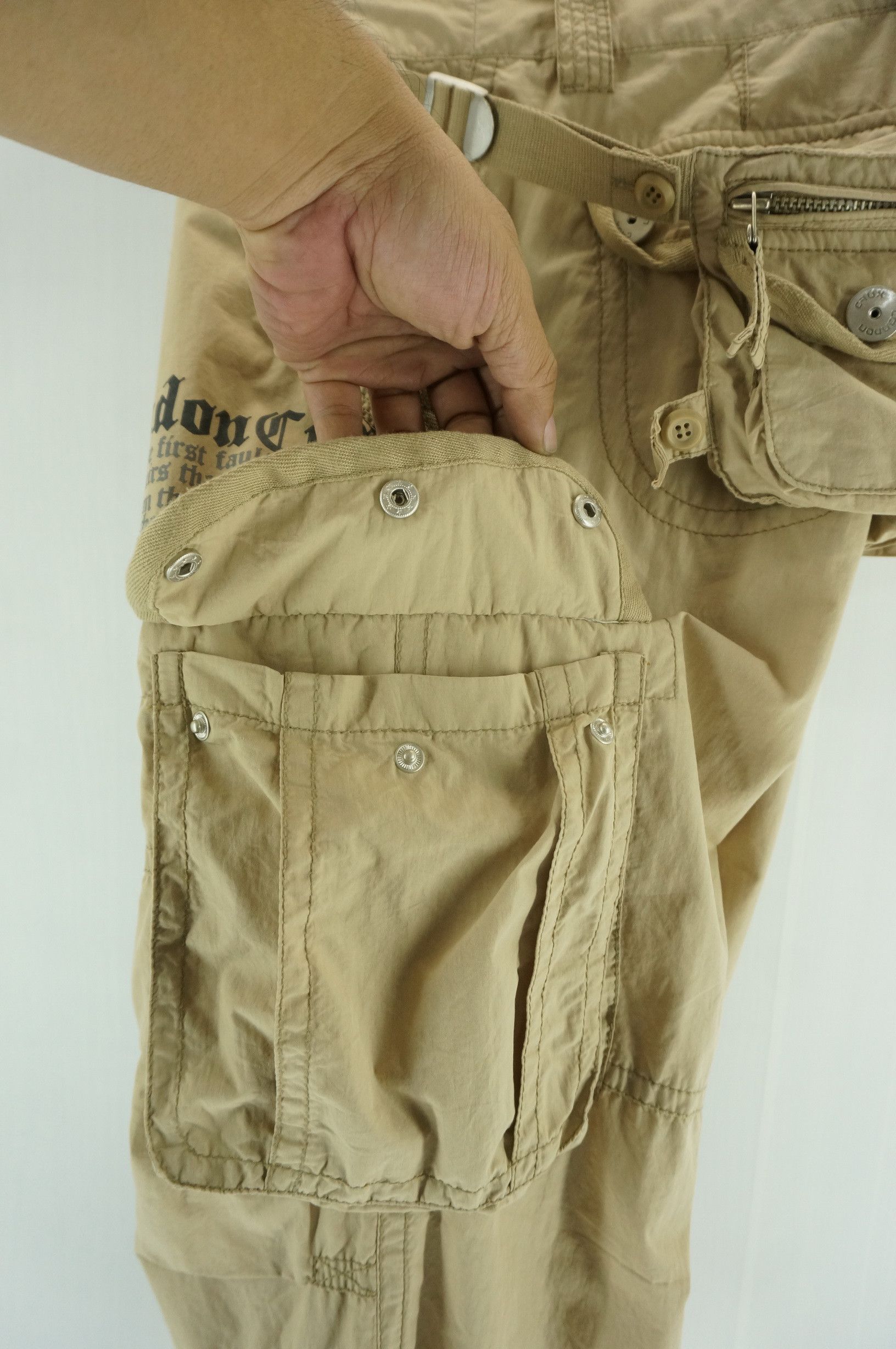 Japanese Brand CRUX Tactical Parachute Cargo Military Pants Size US 33 - 12 Thumbnail