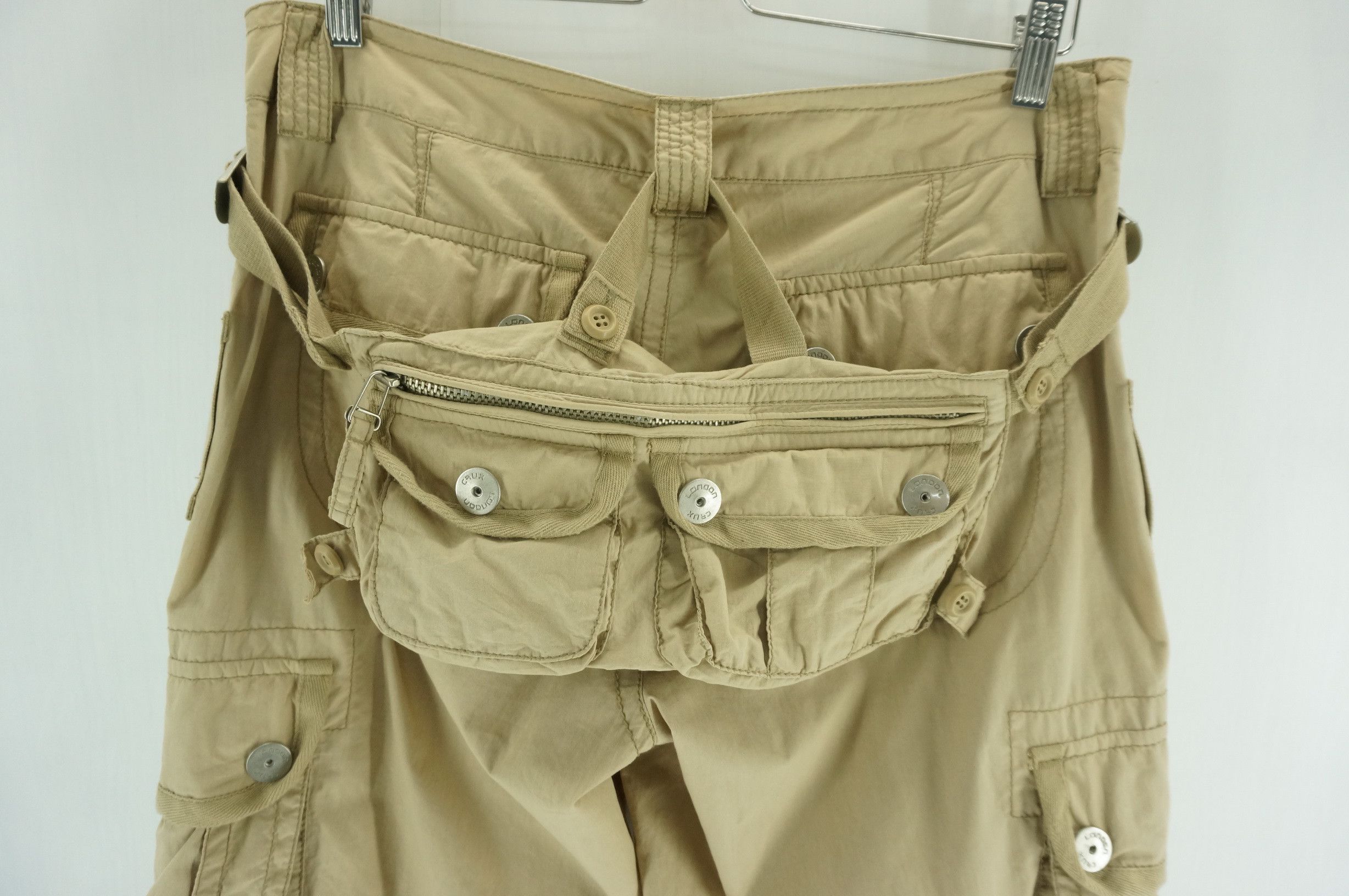 Japanese Brand CRUX Tactical Parachute Cargo Military Pants Size US 33 - 3 Thumbnail
