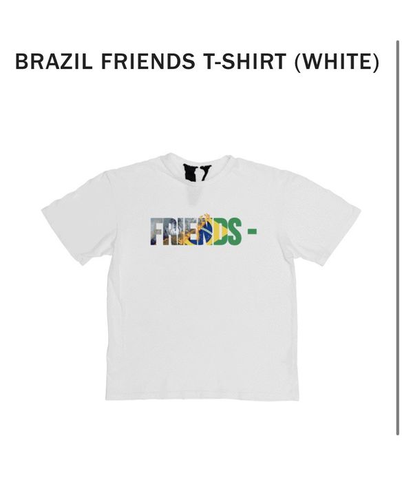 Vlone Vlone Brazil friends t-shirt | Grailed