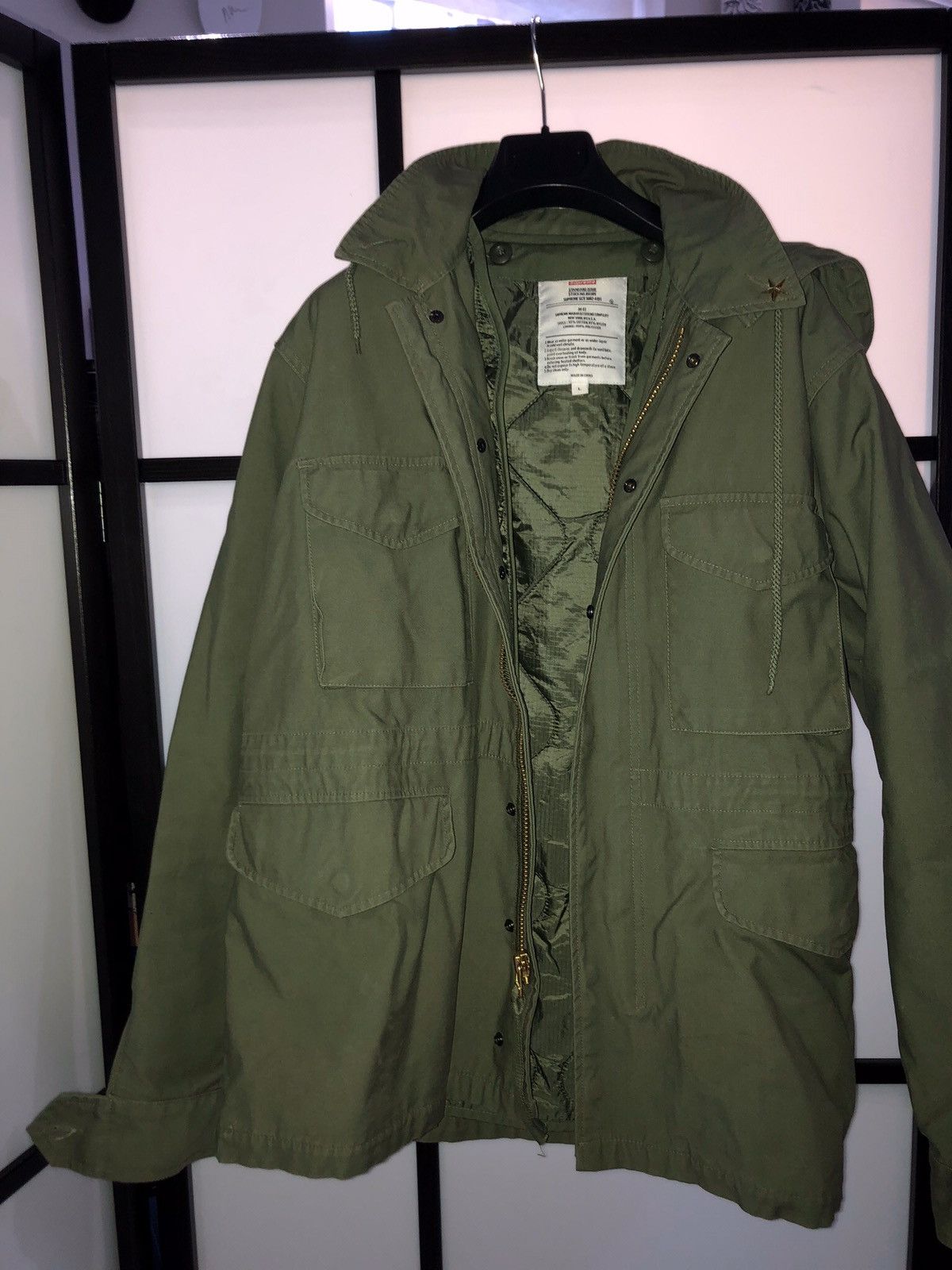 Supreme Supreme X Mark Gonzales M51 jacket | Grailed