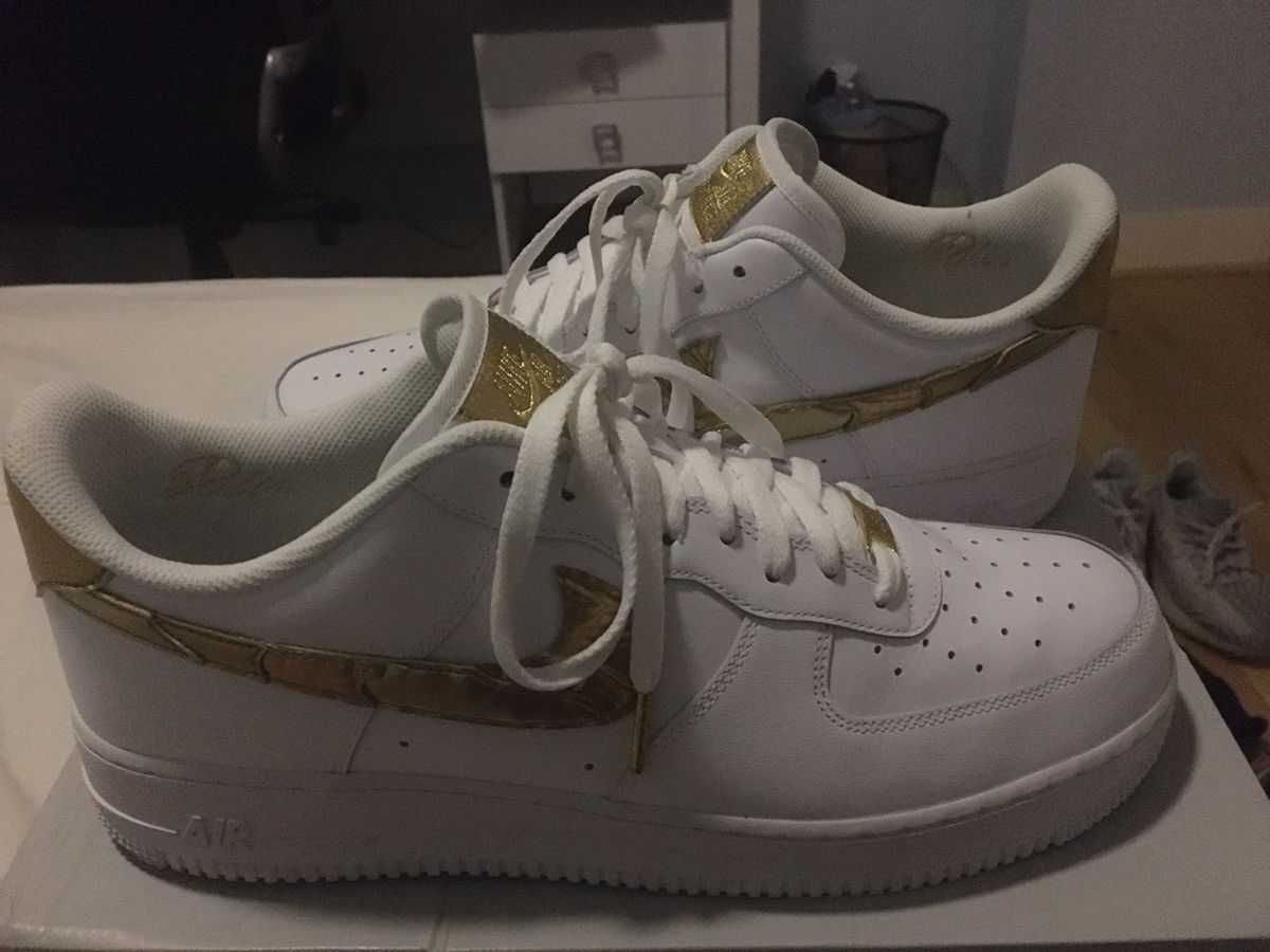nike air force 1 low cr7 golden patchwork