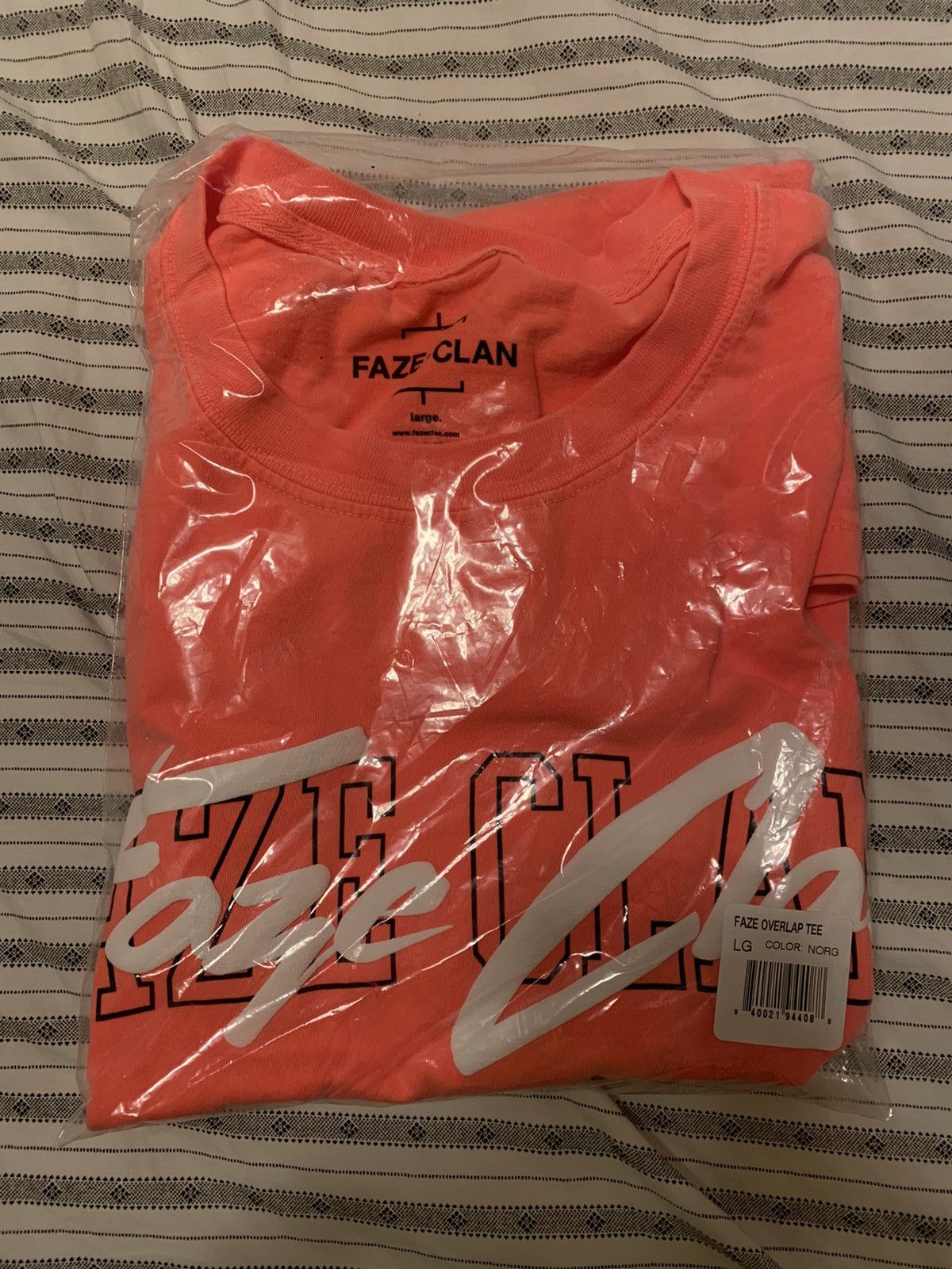 FaZe FaZe Clan Double E Overlap Neon Red Orange Size US L / EU 52-54 / 3 - 2 Thumbnail