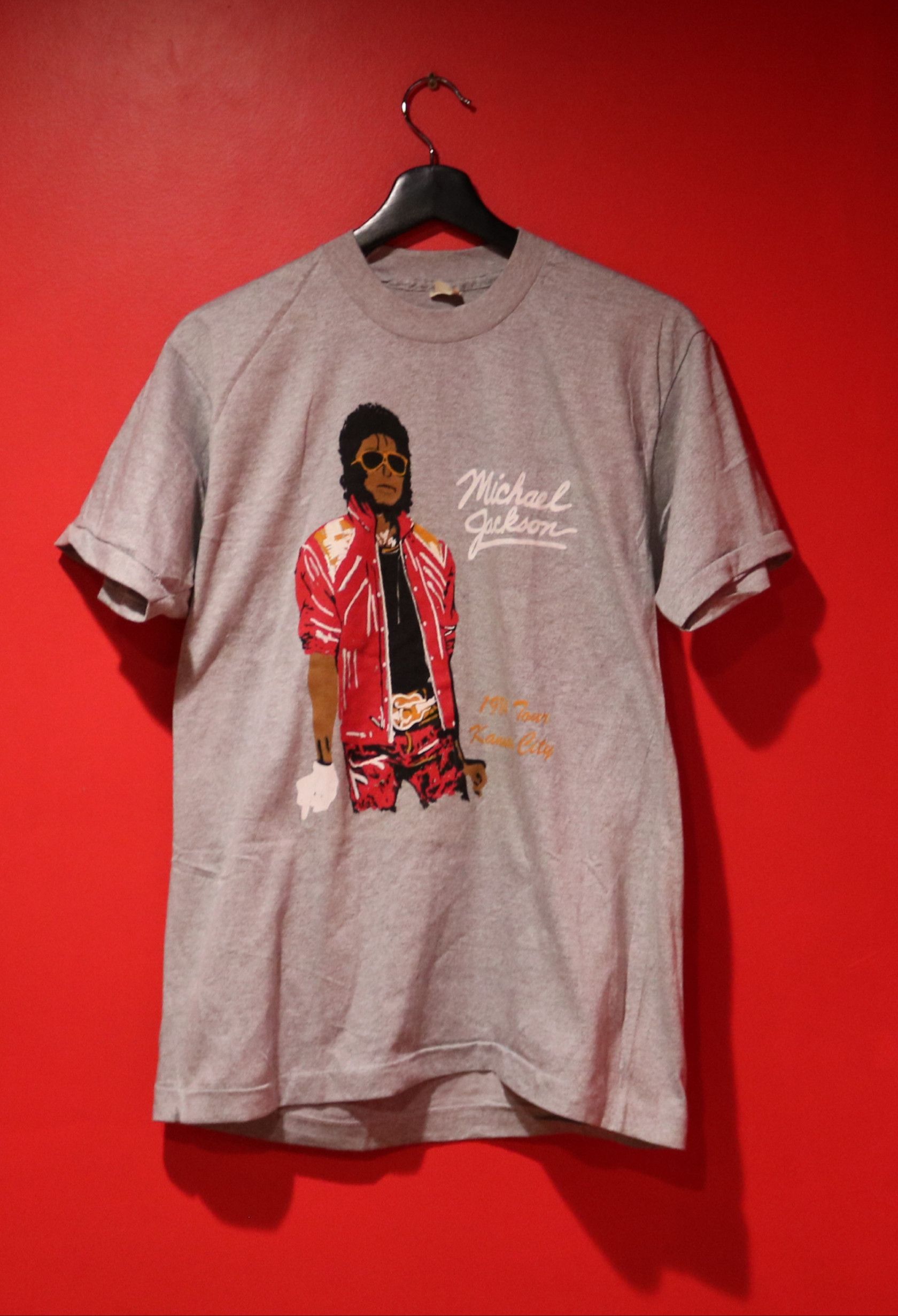 Band Tees × Michael Jackson × Vintage Vintage 1984 Michael Jackson