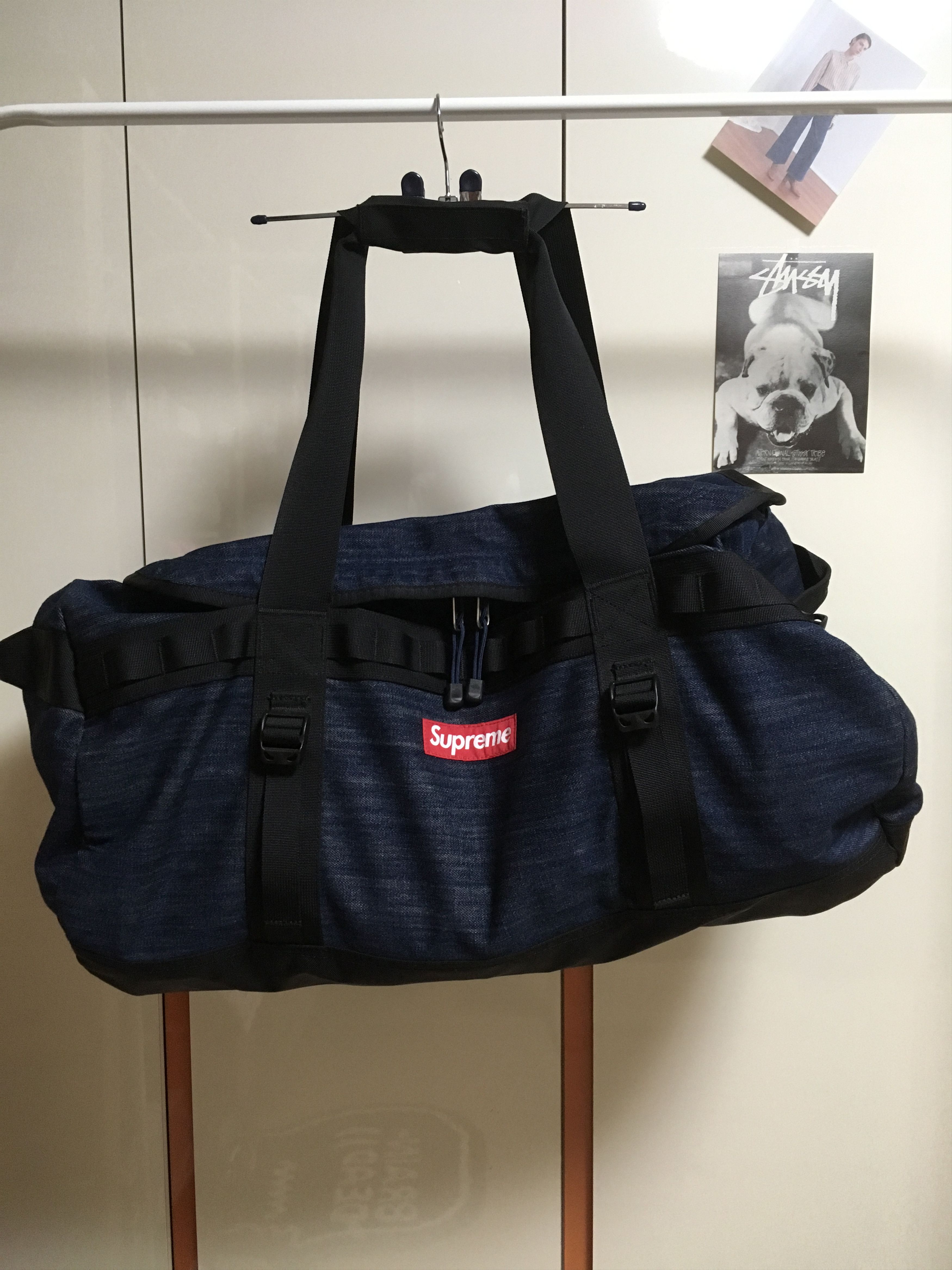 ショッピング販売 Supreme 15ss TNF denim duffle bag | artfive.co.jp